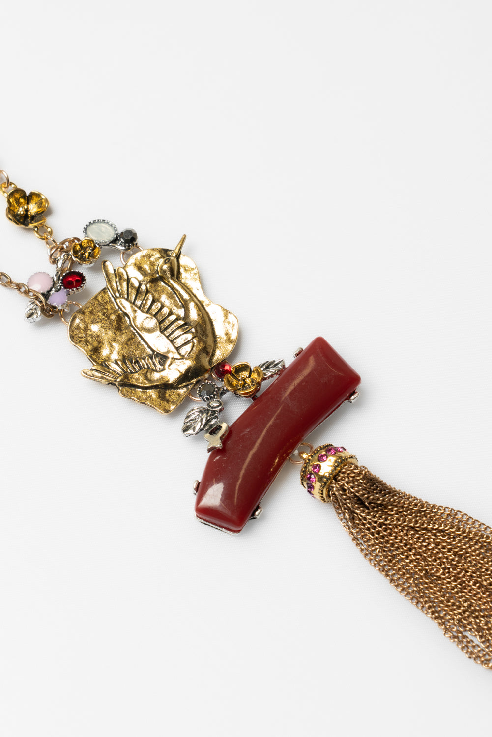 Collana a Catena con Pendente Etnico