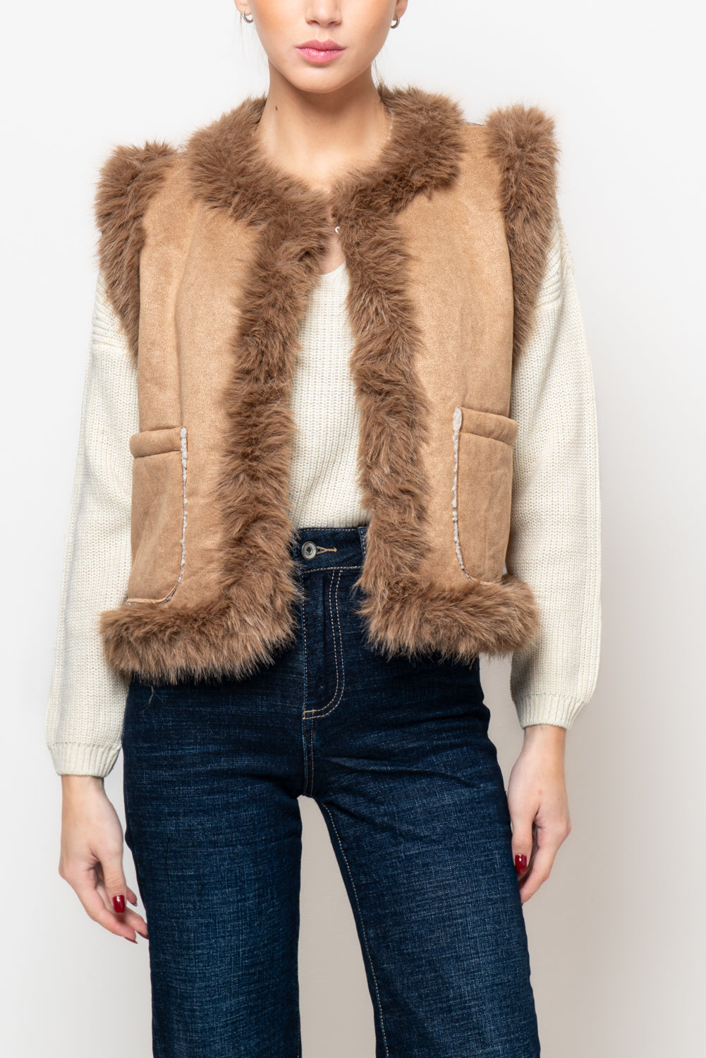 Gilet in ecomontone