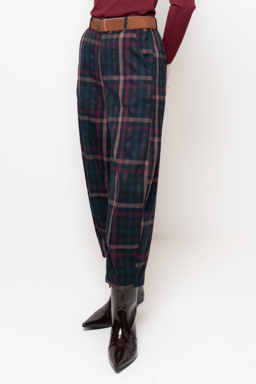 Baggy tessuto a quadri