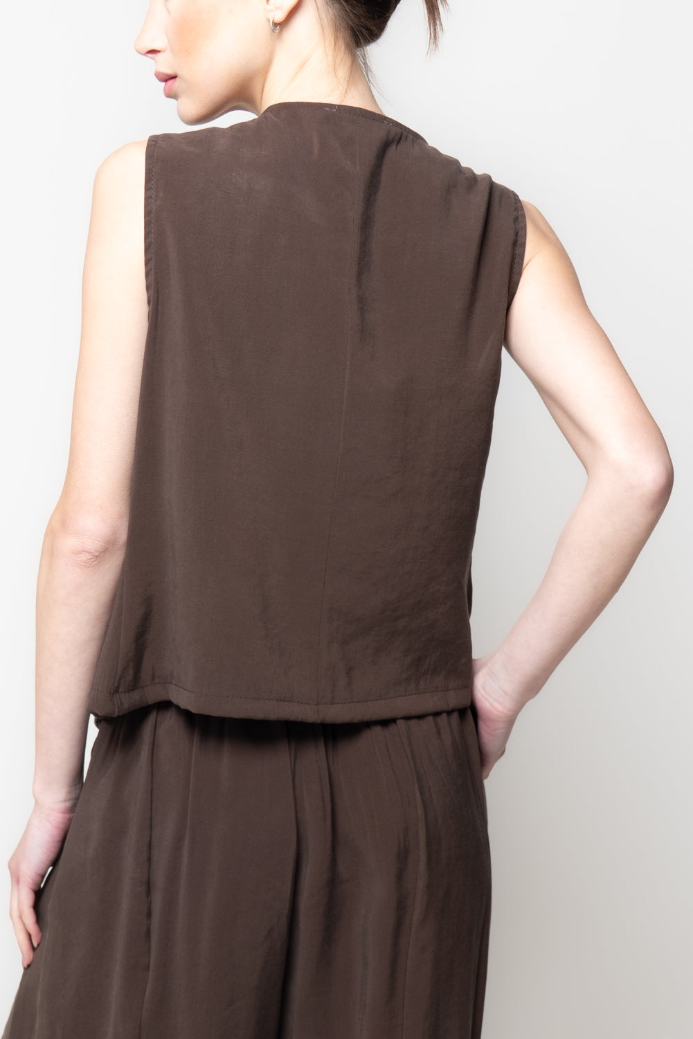 Gilet asimmetrico