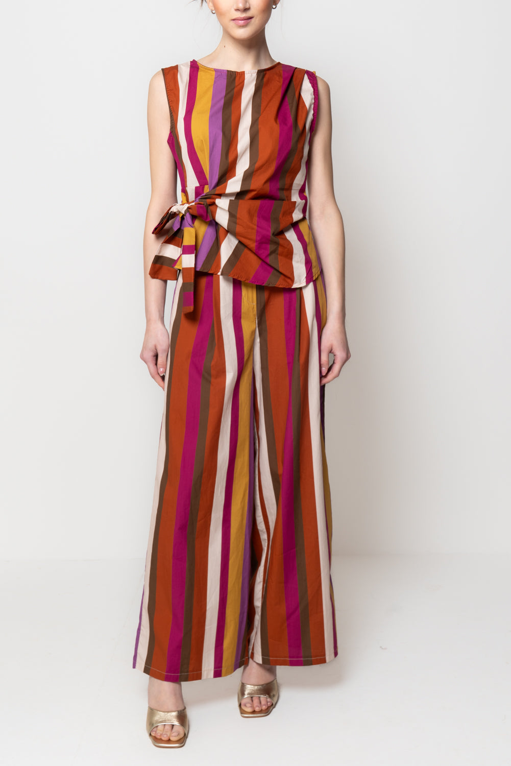 Top a Righe multicolor