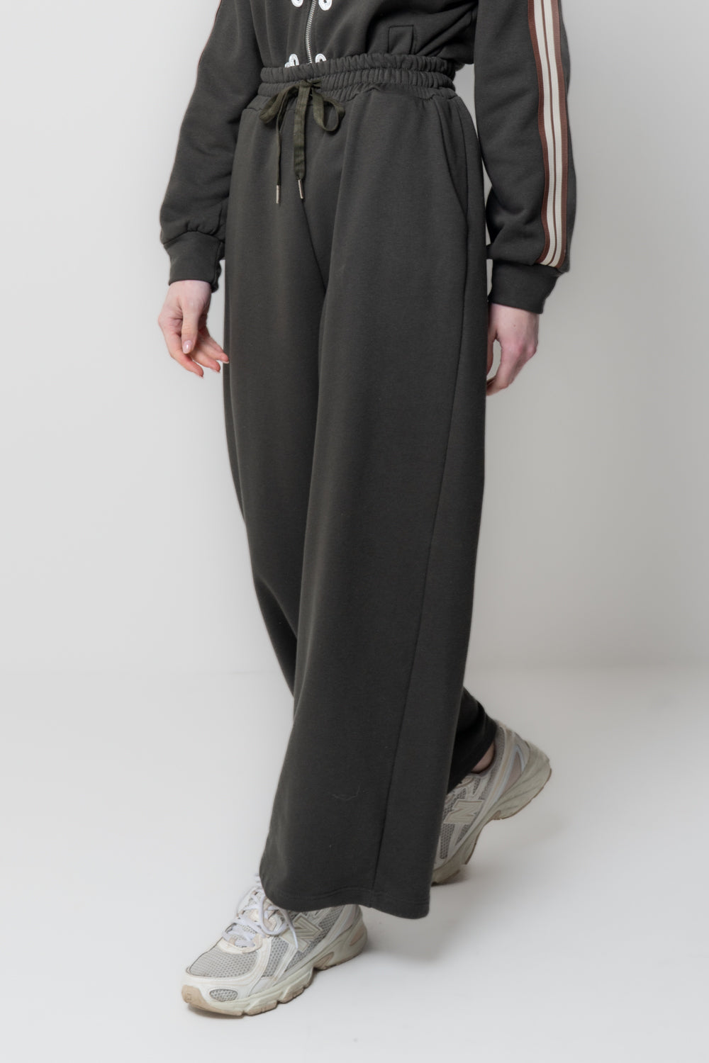 Pantaloni a palazzo in felpa