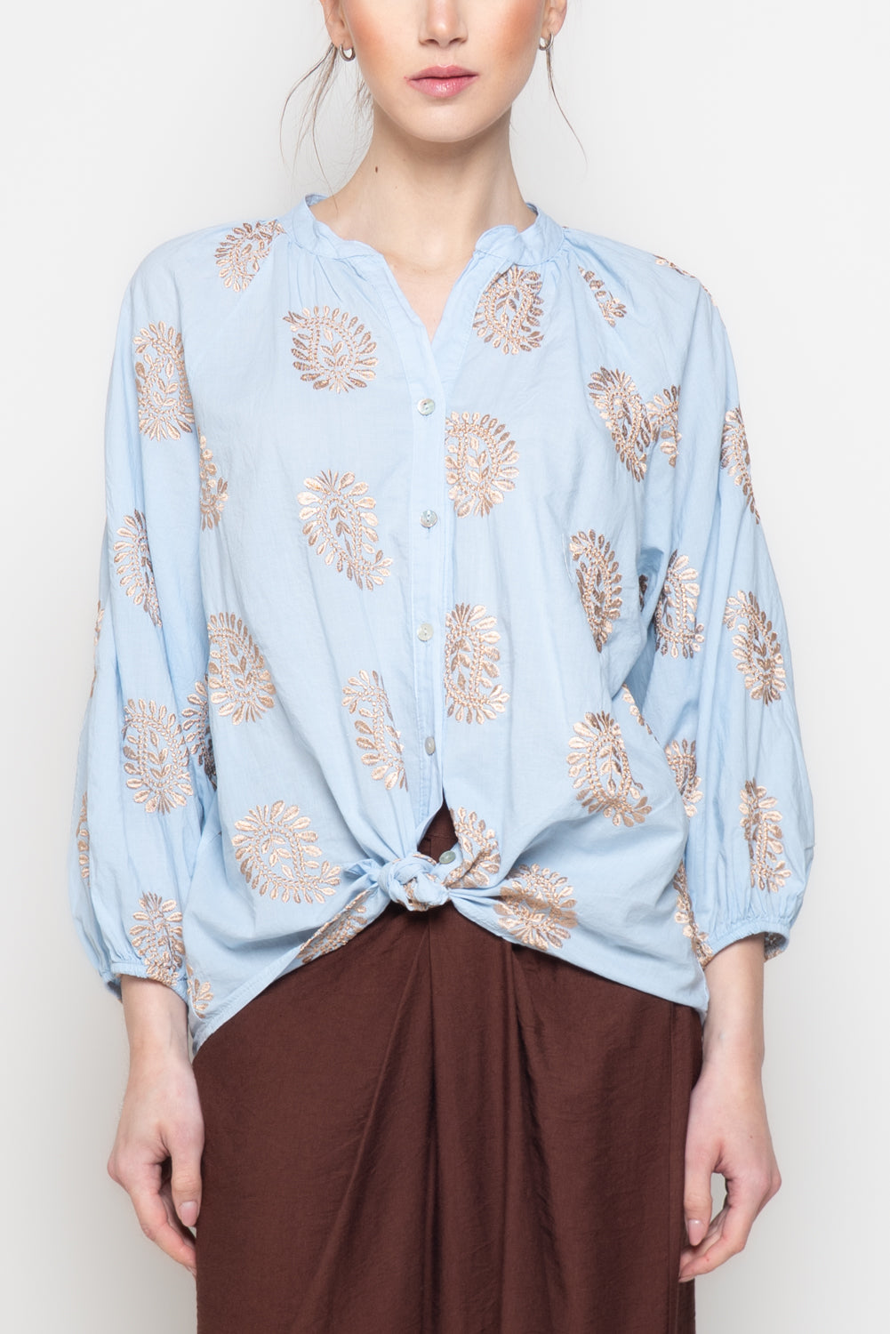 Camicia con ricami