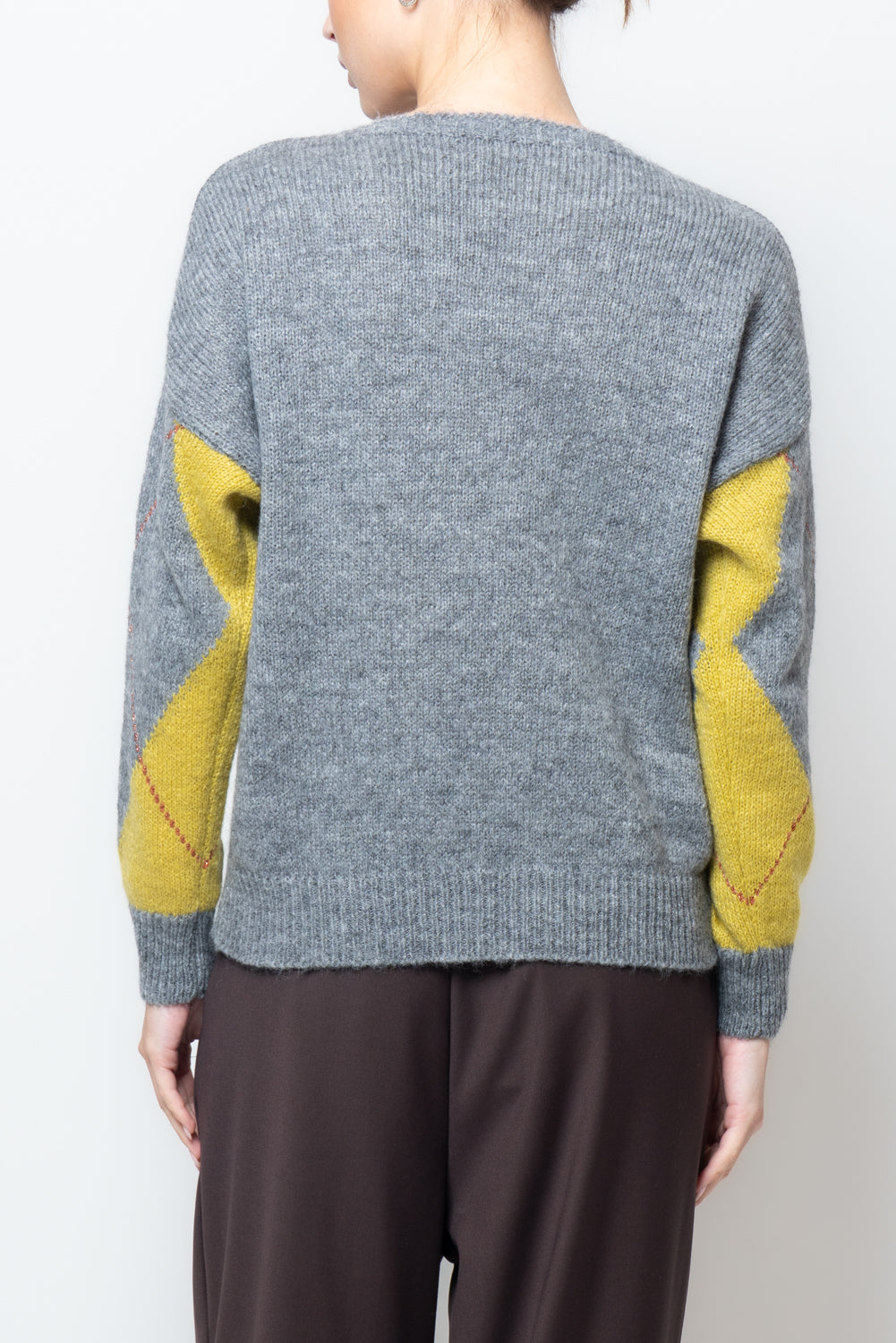 Maglia con motivo a rombo