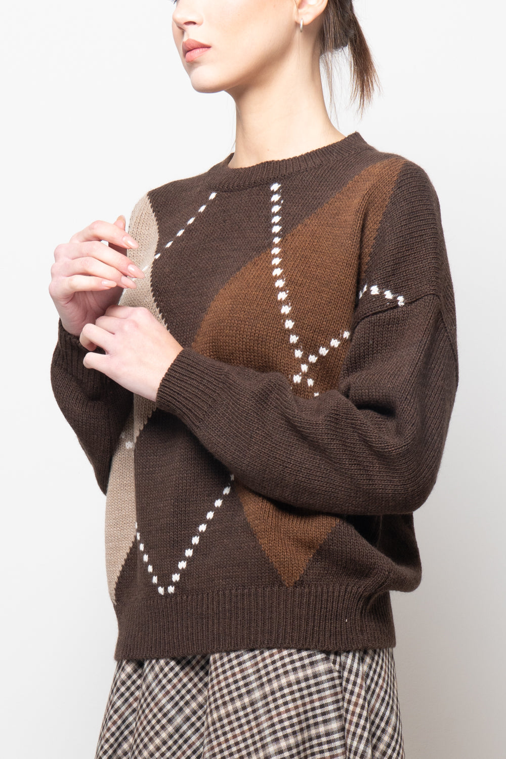 Maglia con doppio rombo