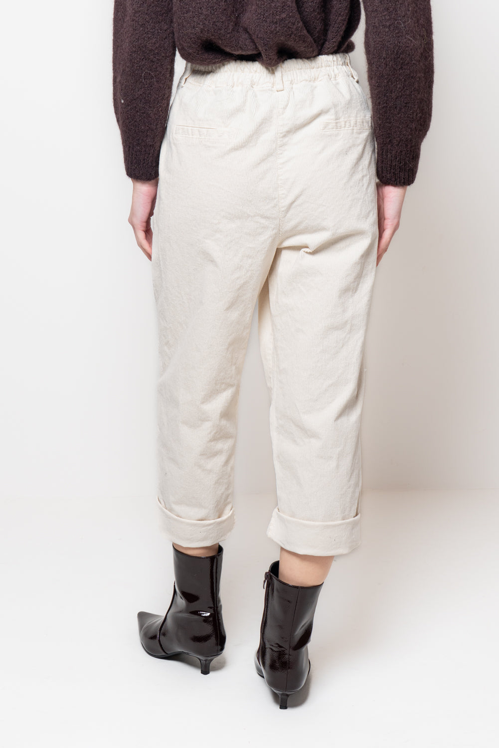 Pantaloni baggy in velluto