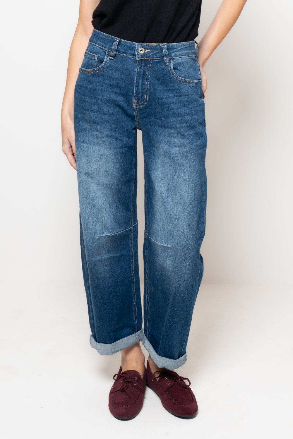 Jeans modello barrel