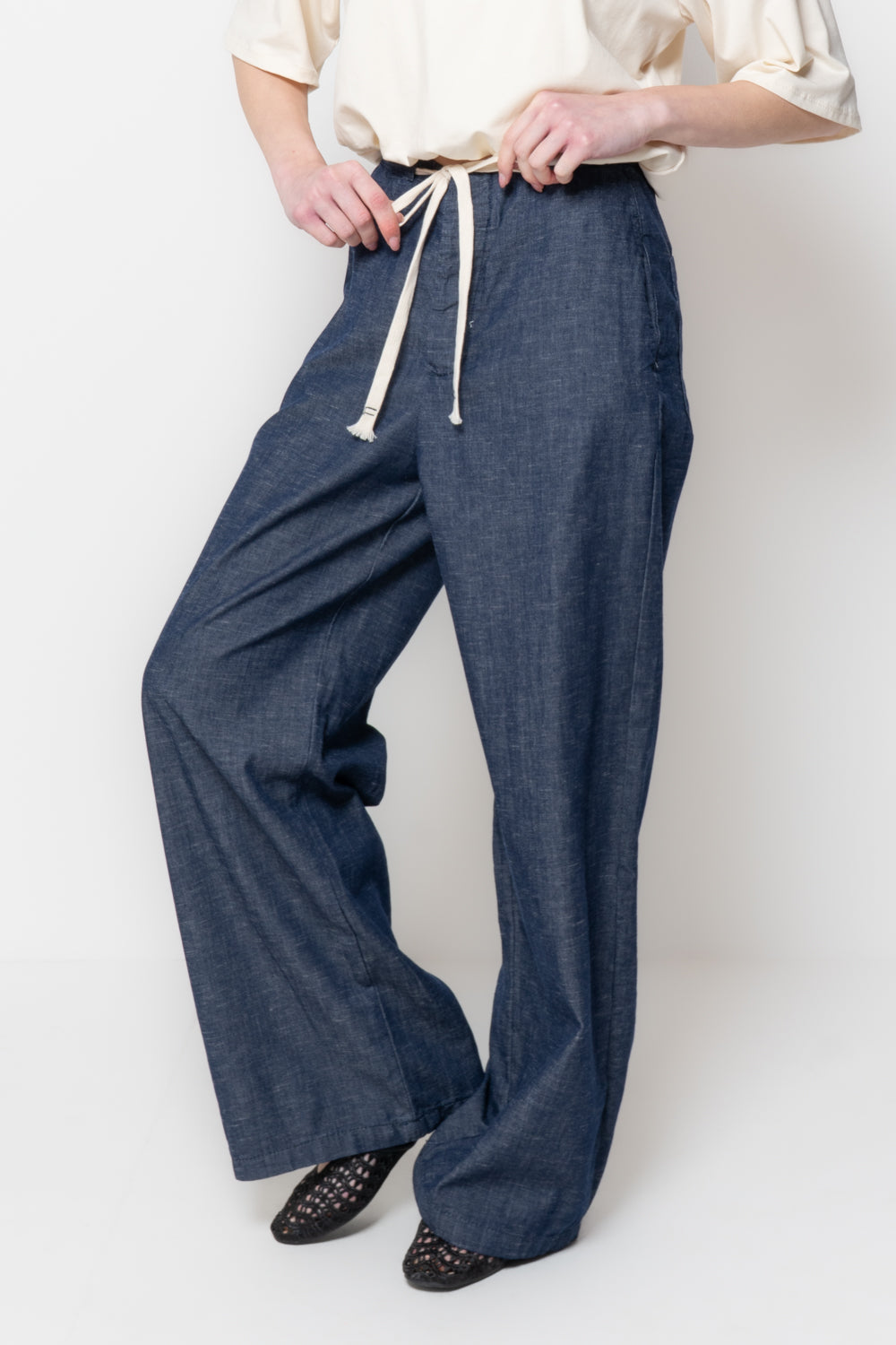 Pantalone a Palazzo con Coulisse