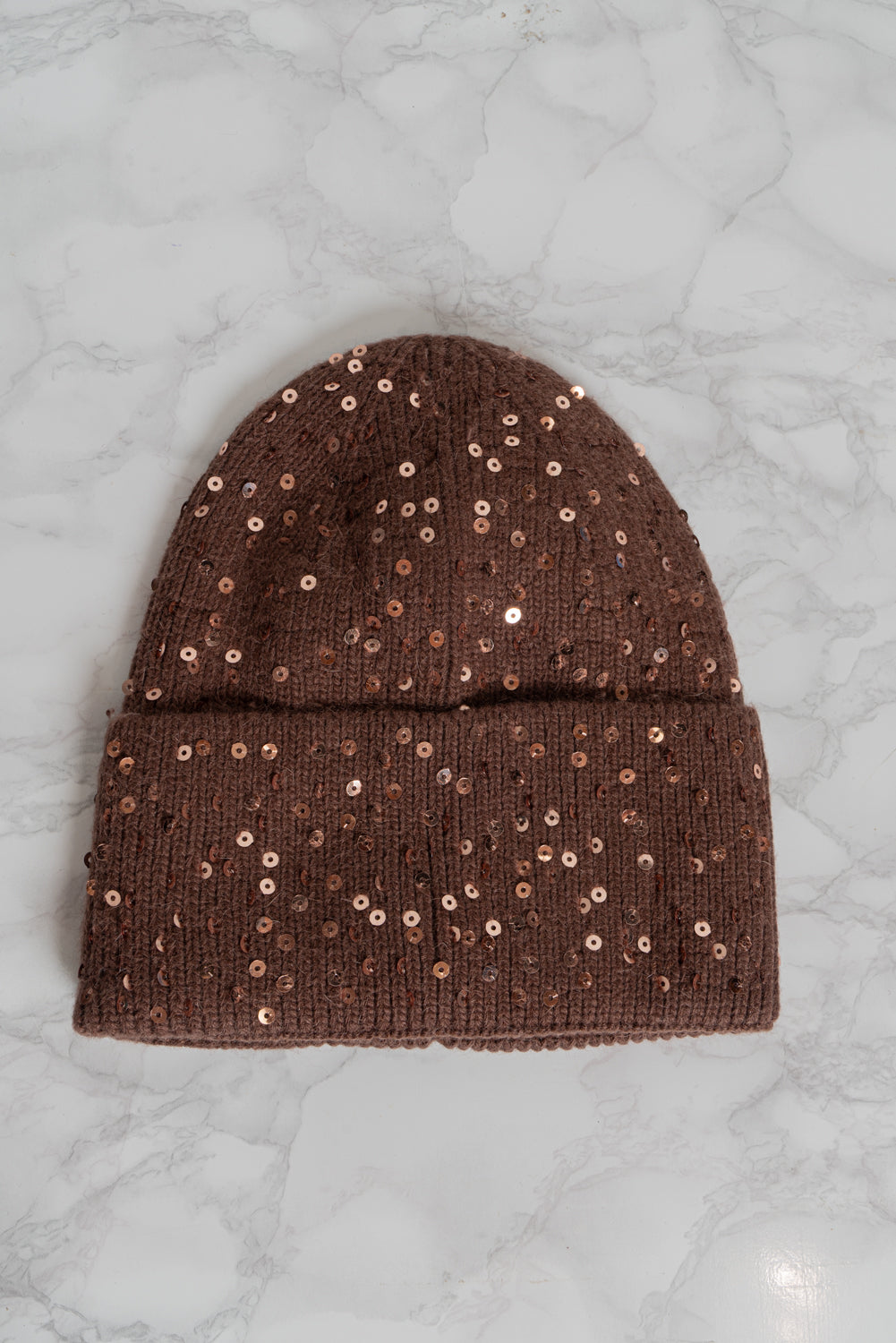 Cappello+guanti con paillettes