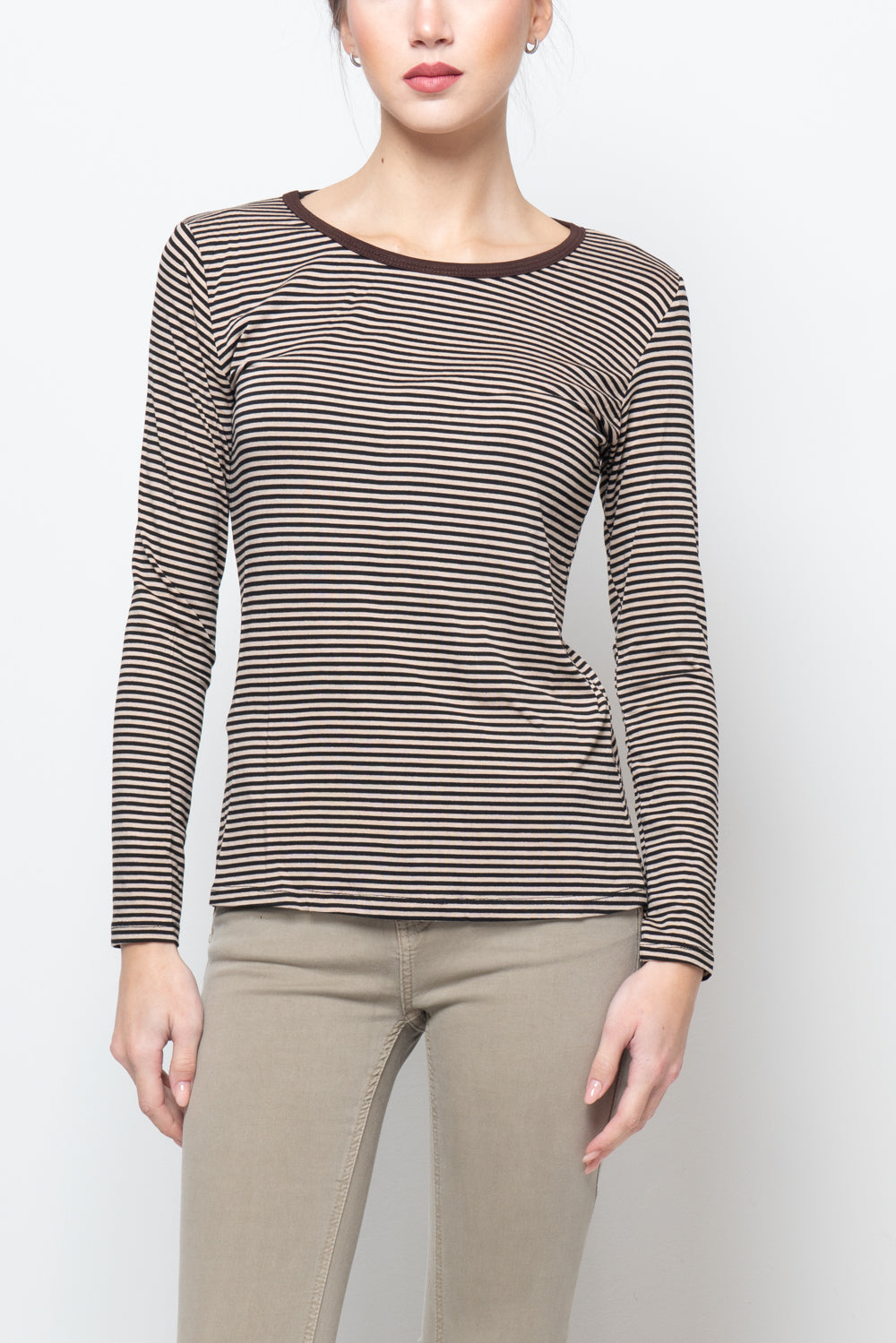 Maglia basica a righe