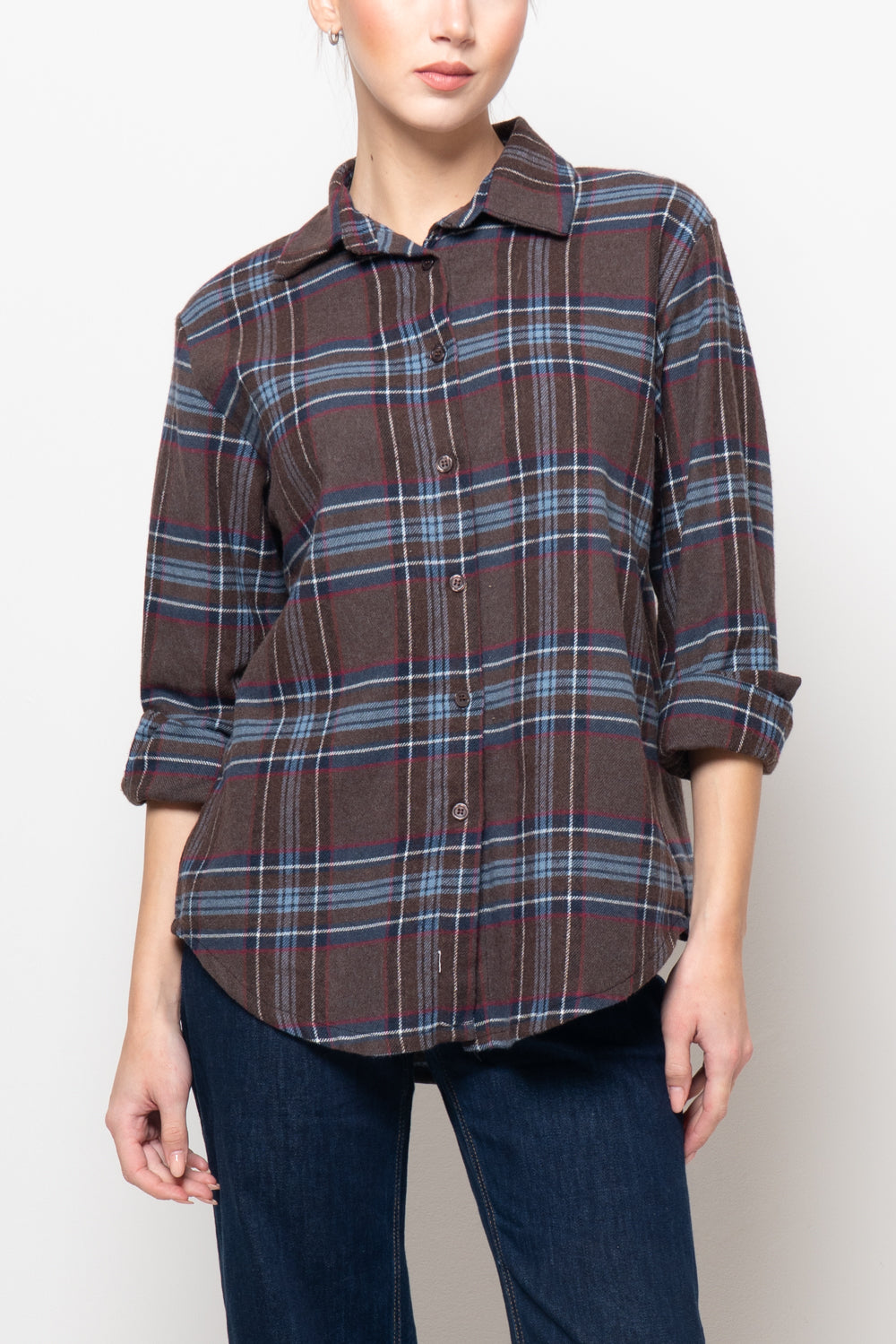 Camicia tartan in flanella