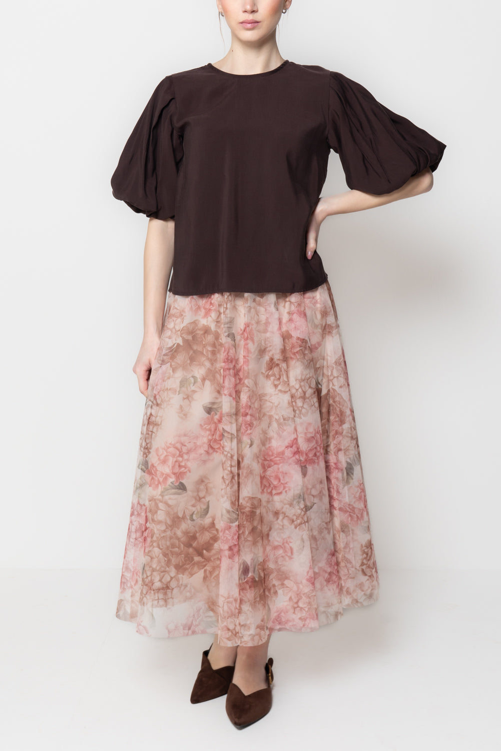 Blusa Manica a Bombolino