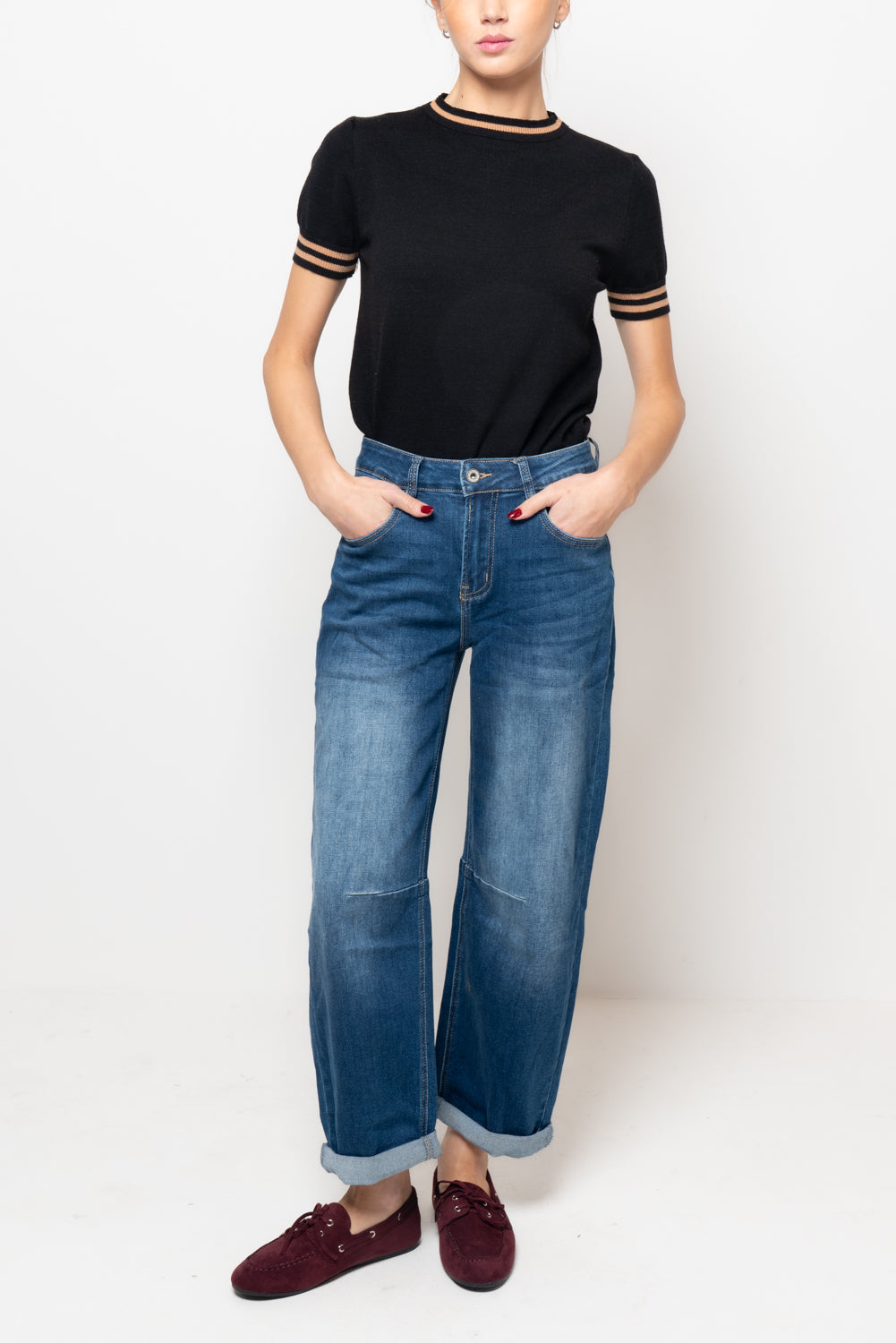 Jeans modello barrel