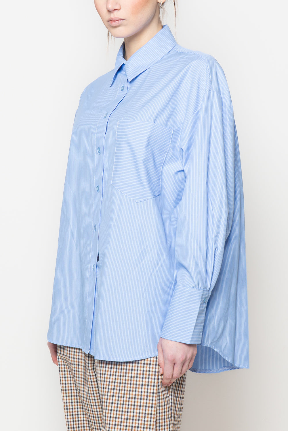 Camicia lunga con tasca