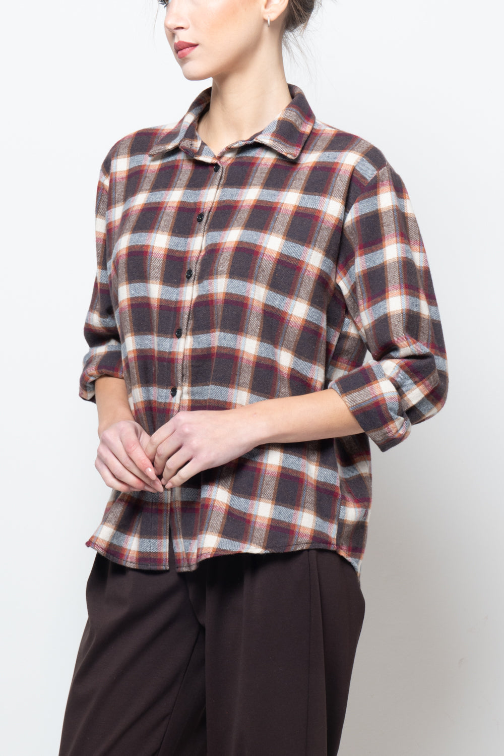 Camicia in flanella a quadri