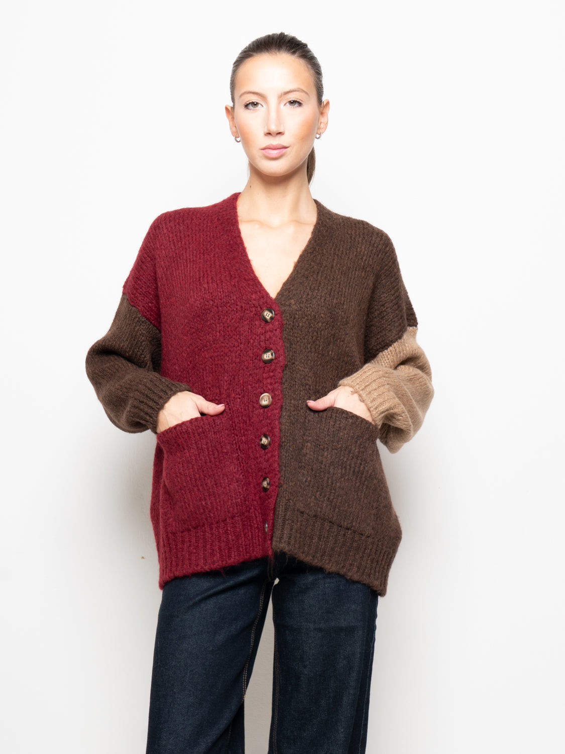 Cardigan multicolore