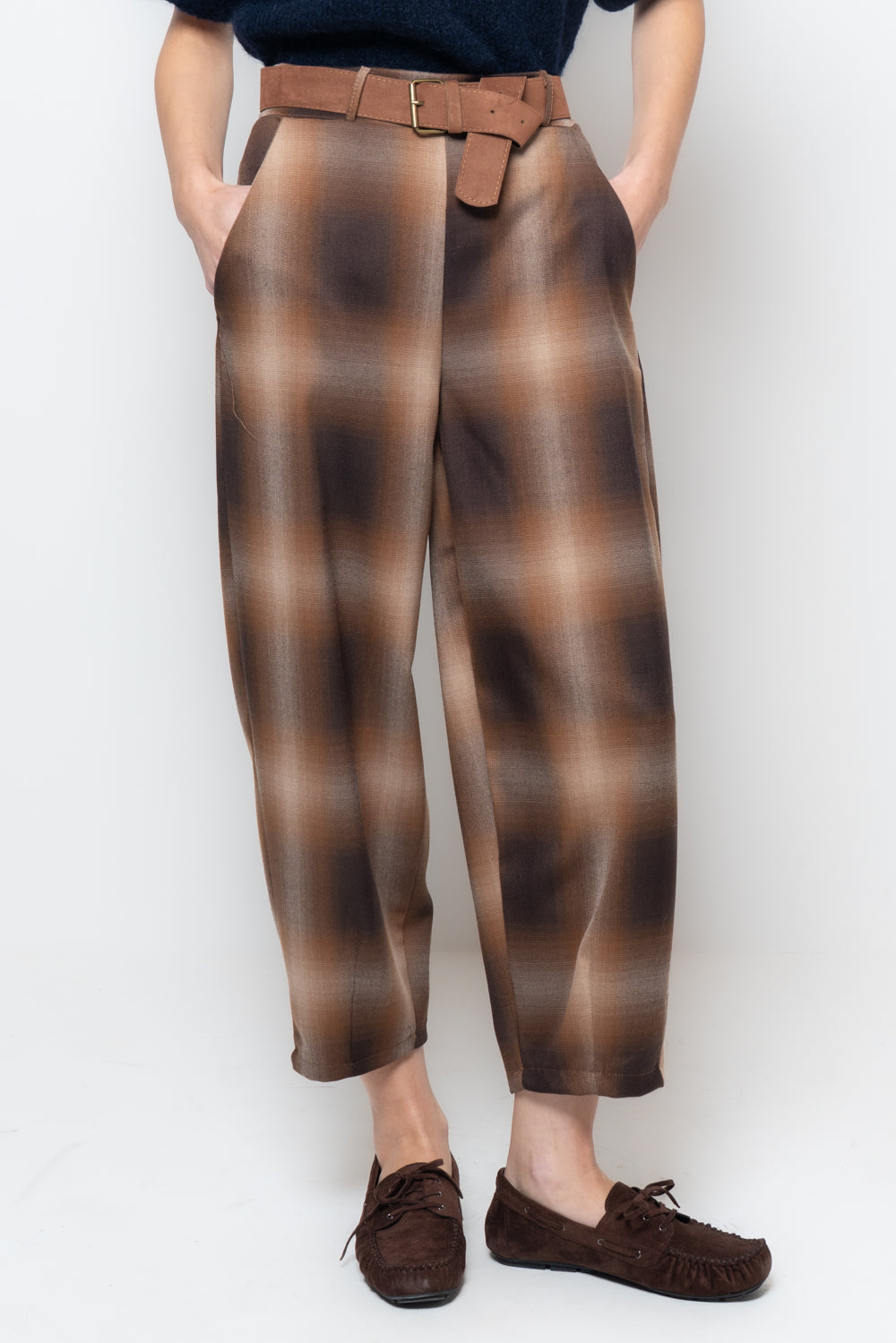 Baggy tessuto sfumato