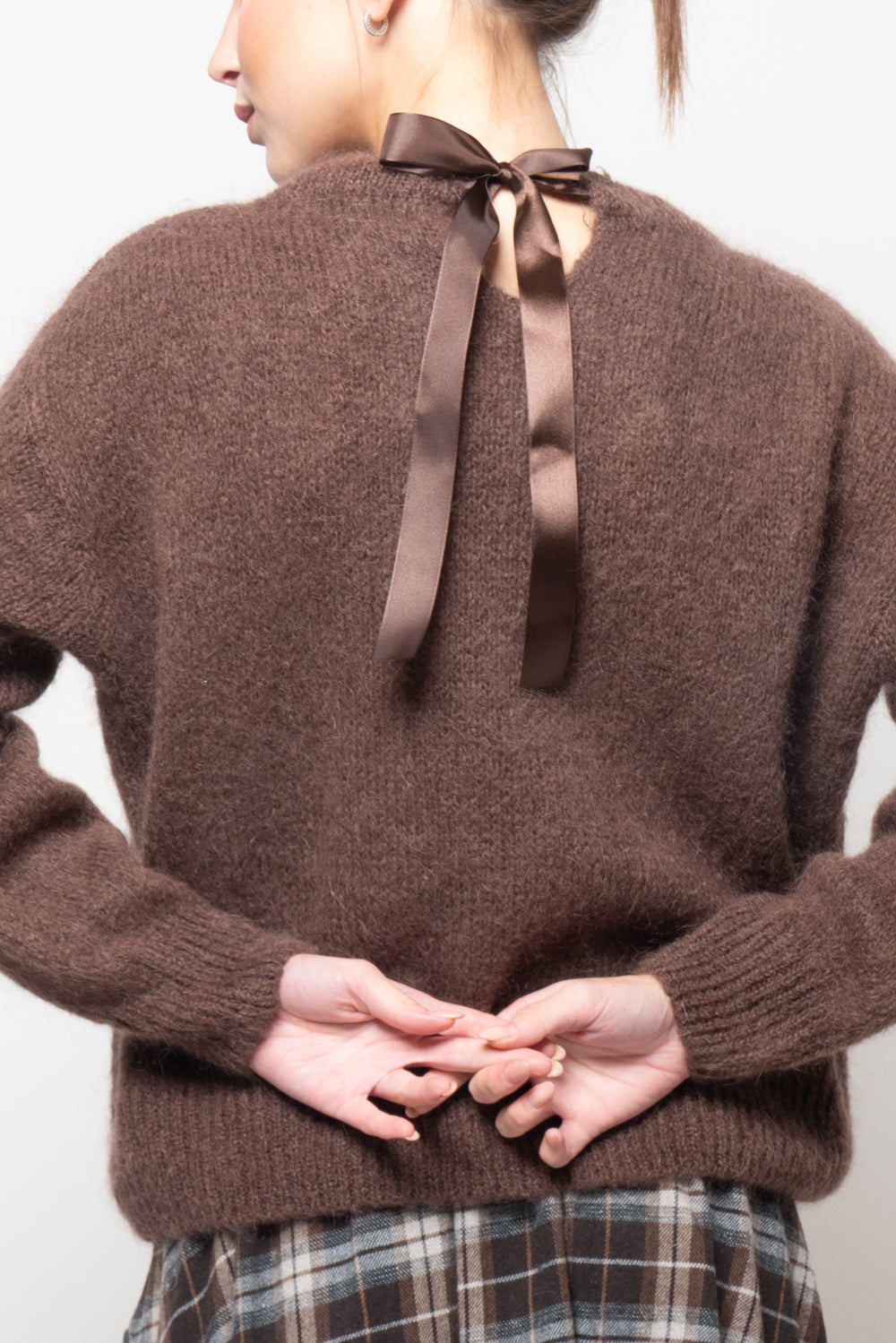 Maglia con fiocco dietro