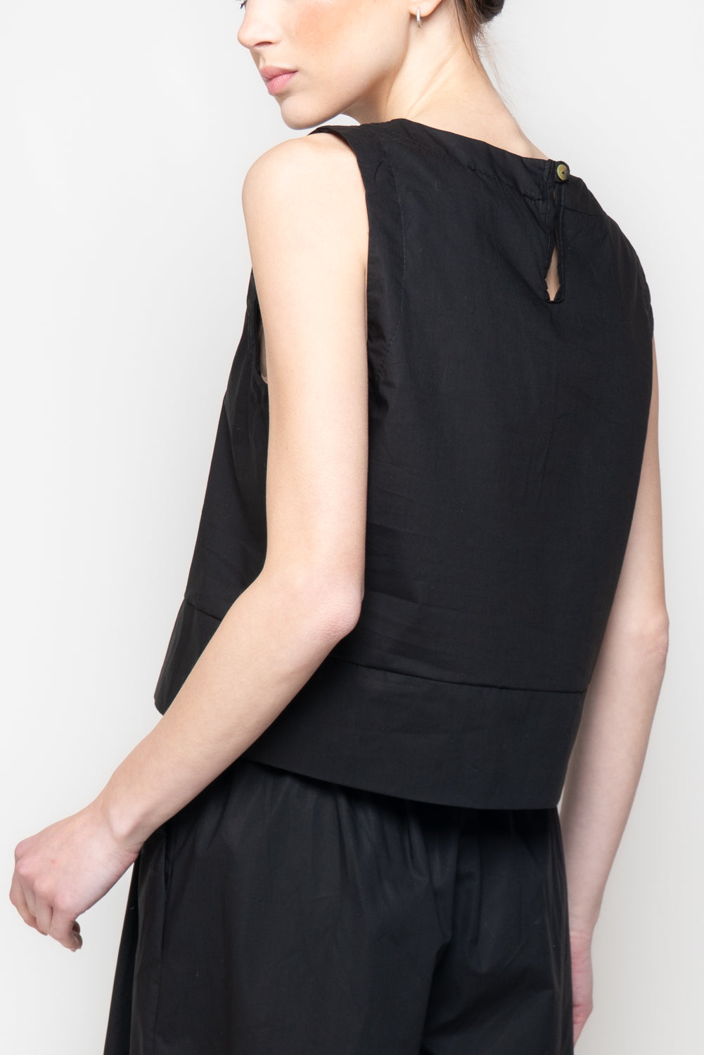 Top in cotone a scatola