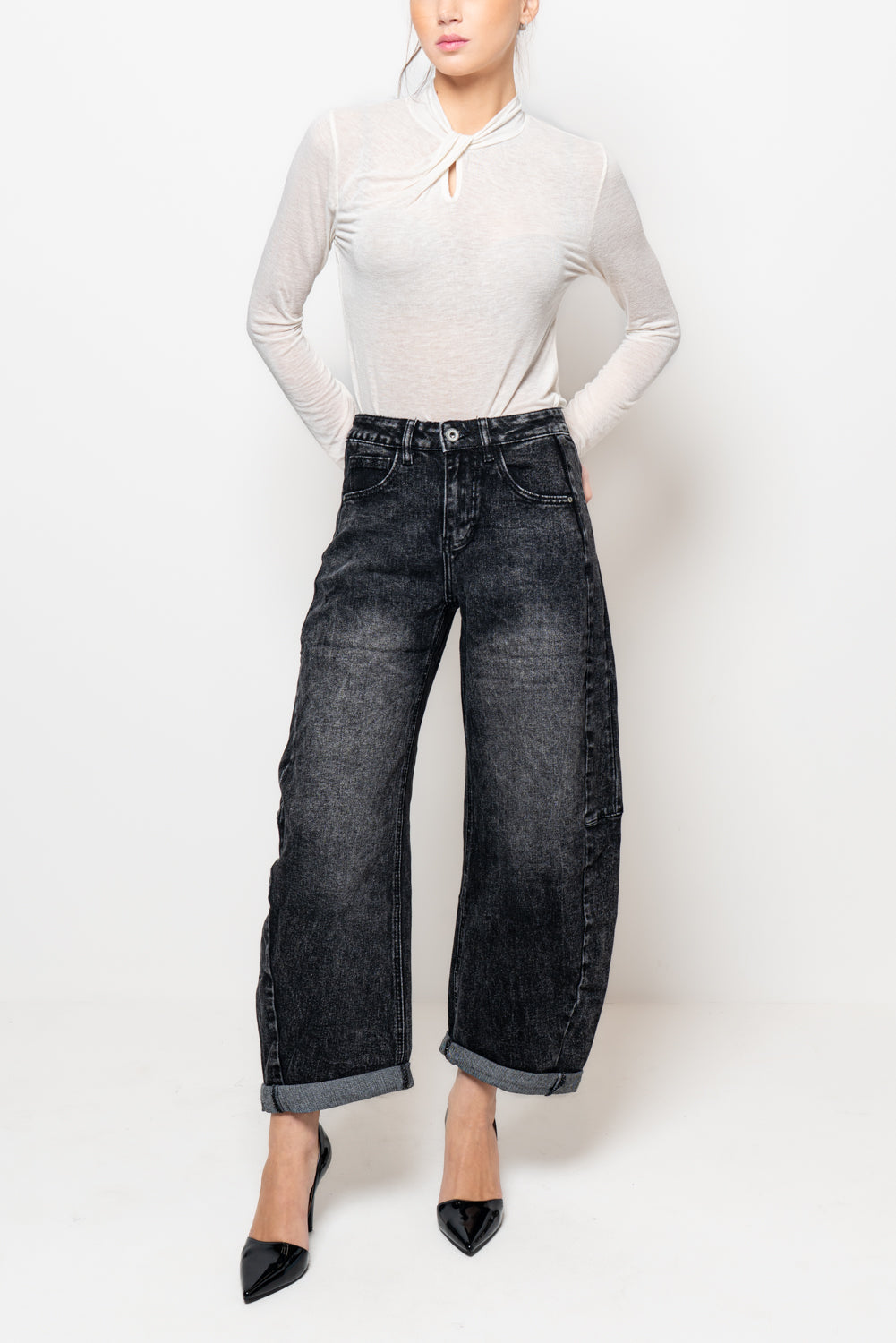 Jeans modello barrel