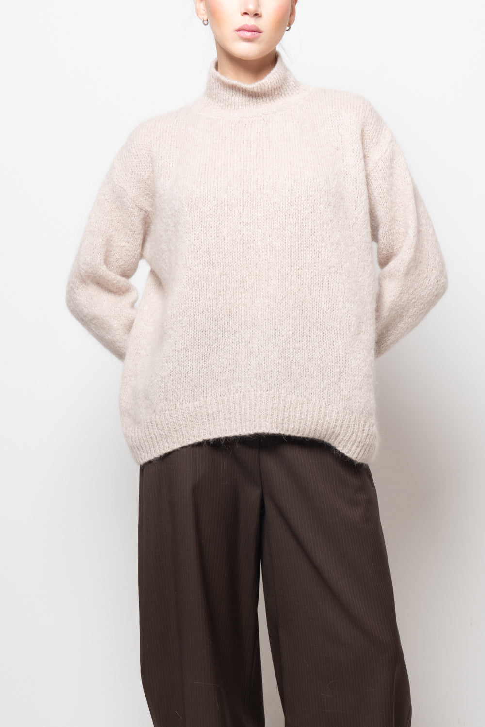 Maglia collo a cratere