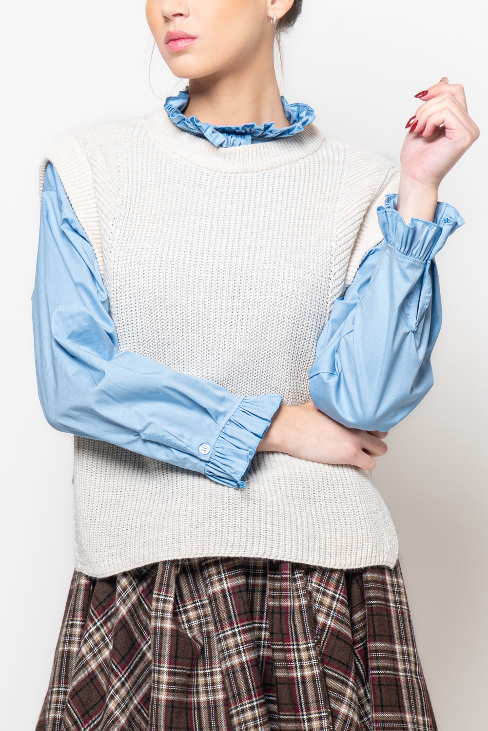 Gilet maglia inglese