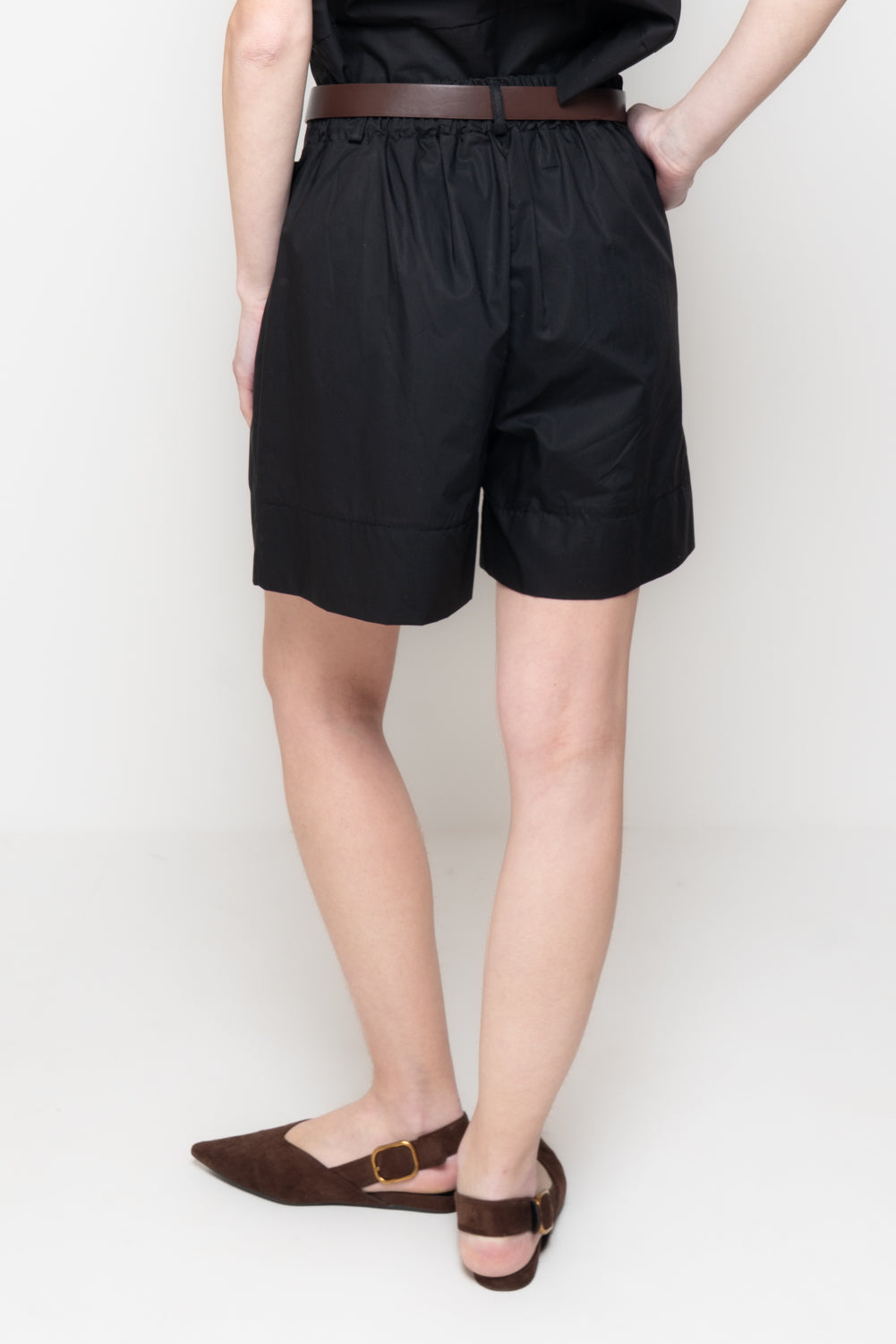 Shorts Svasati con Cintura Coordinata