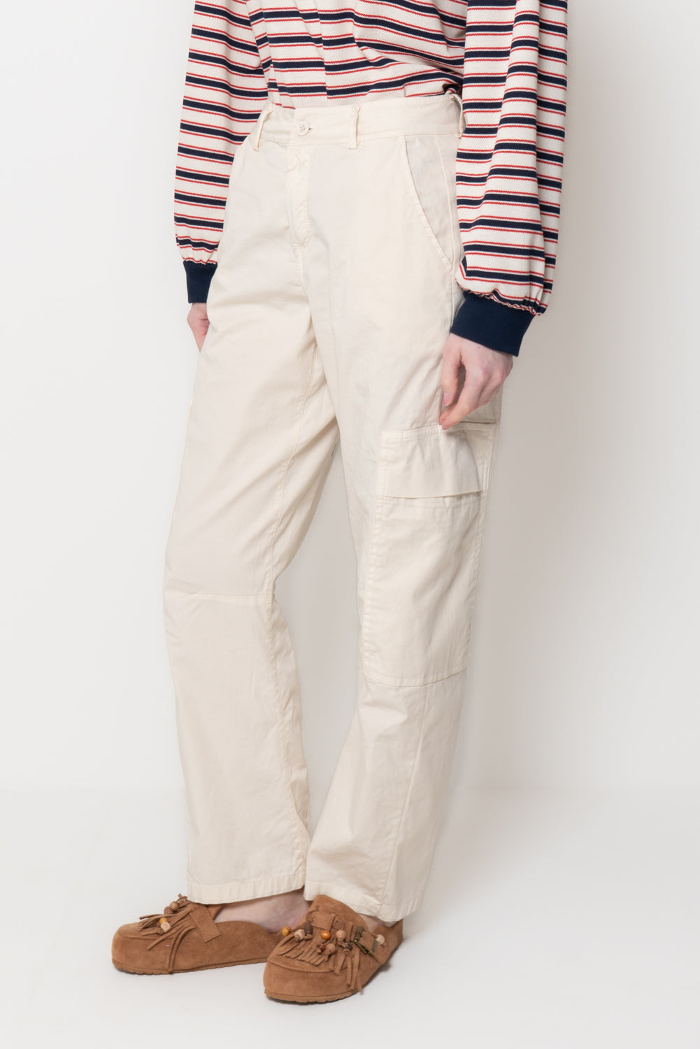Pantalone Cargo in Cotone Tecnico