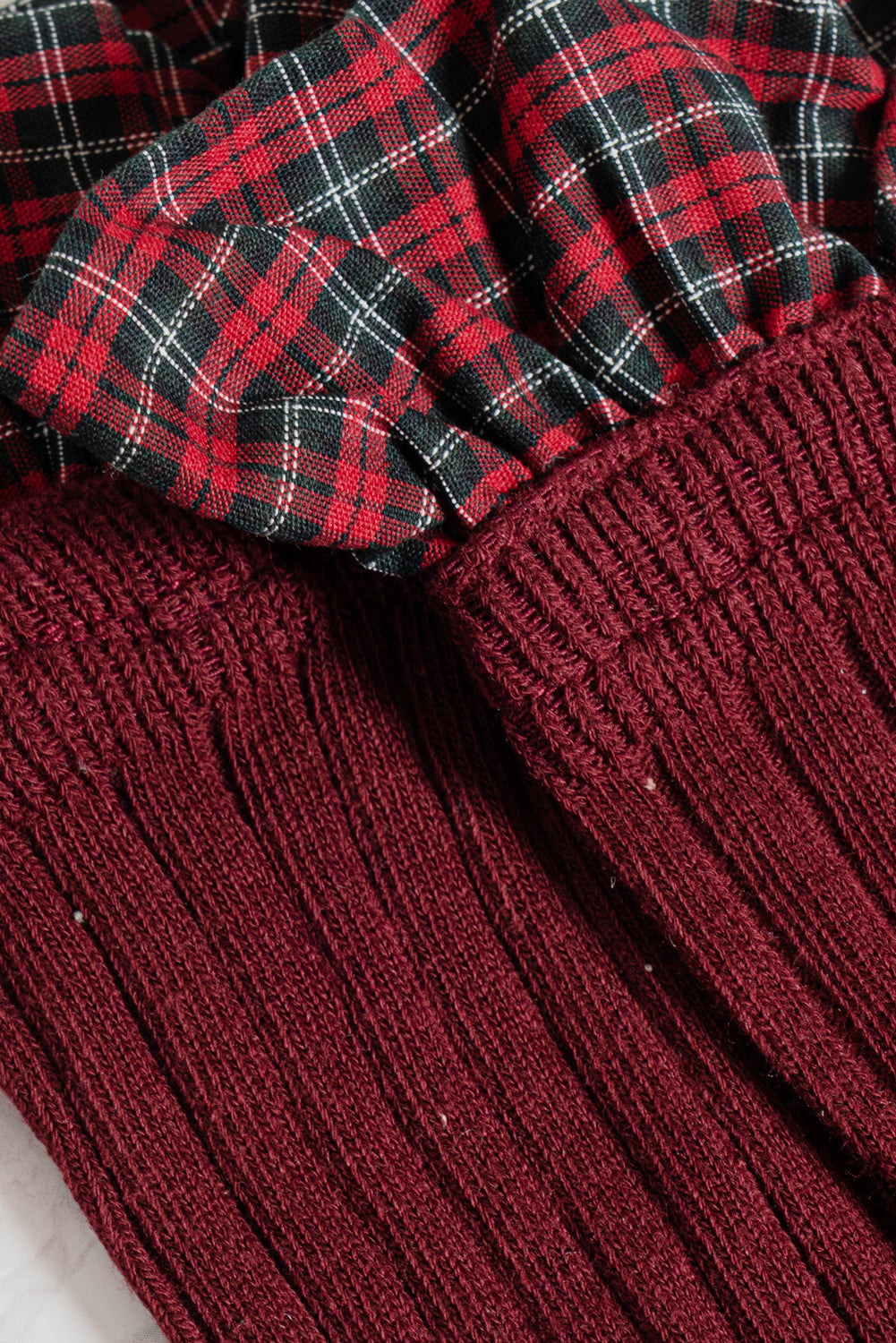 Calzini rouches quadri