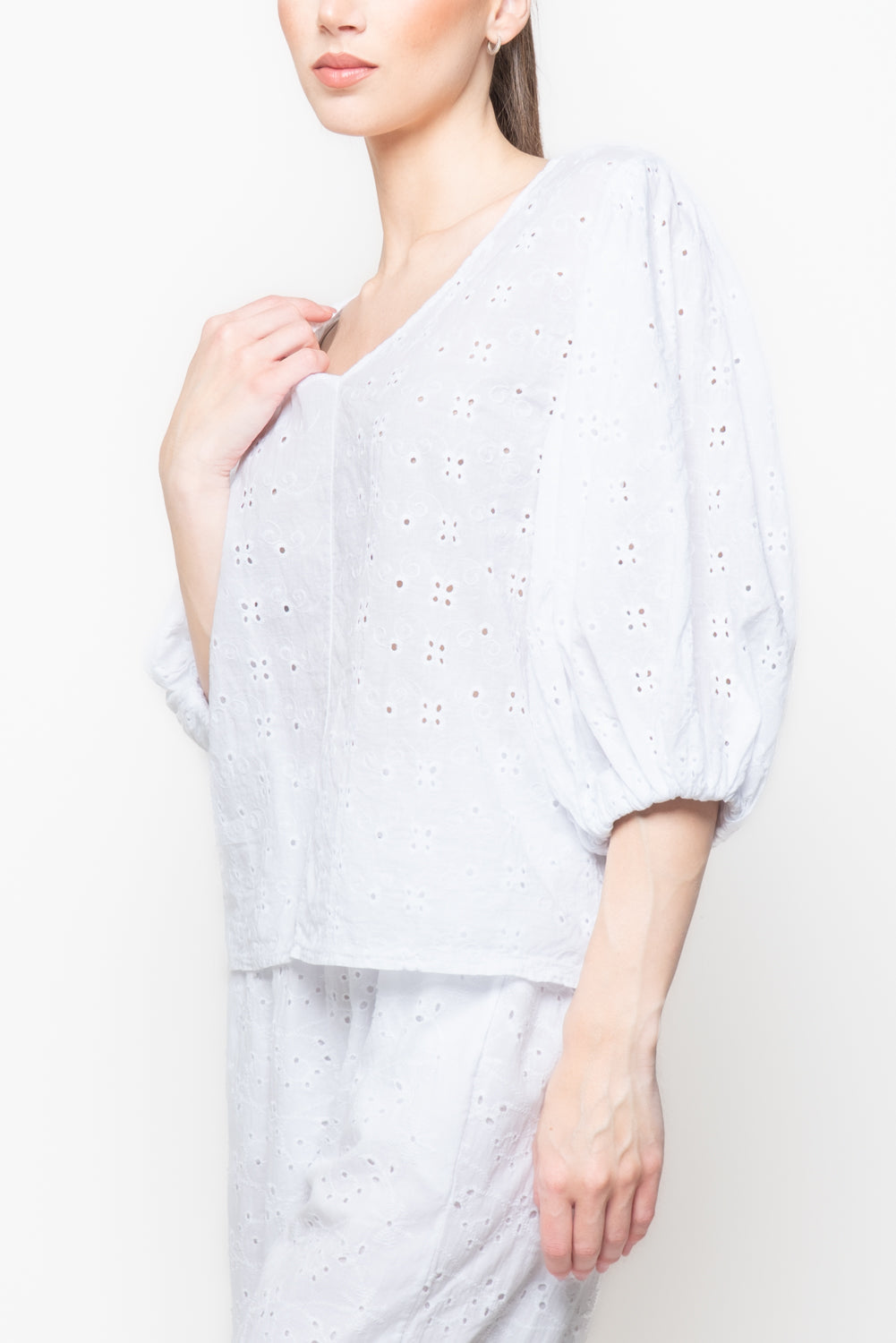 Blusa in Pizzo San Gallo