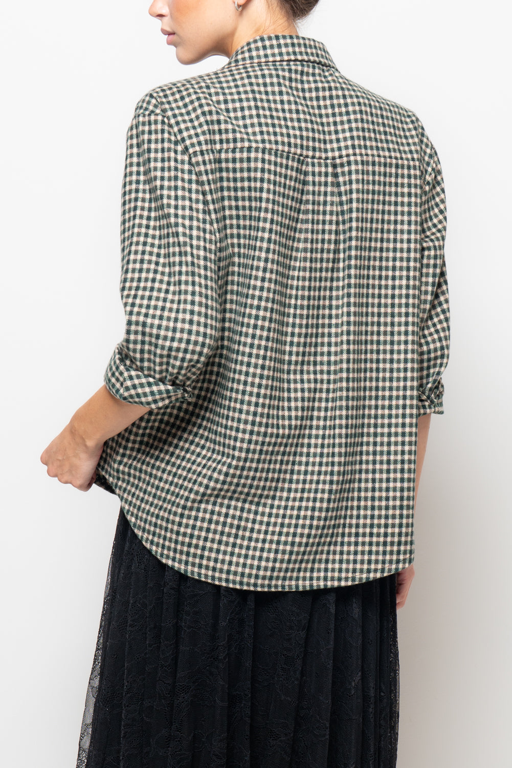 Camicia a quadri in flanella