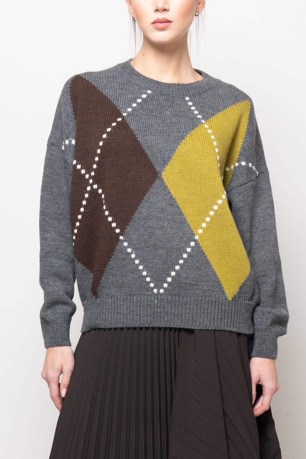 Maglia con doppio rombo