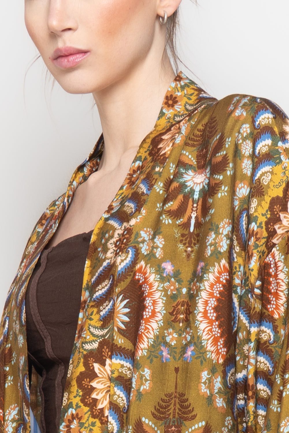 Kimono foderato fantasia