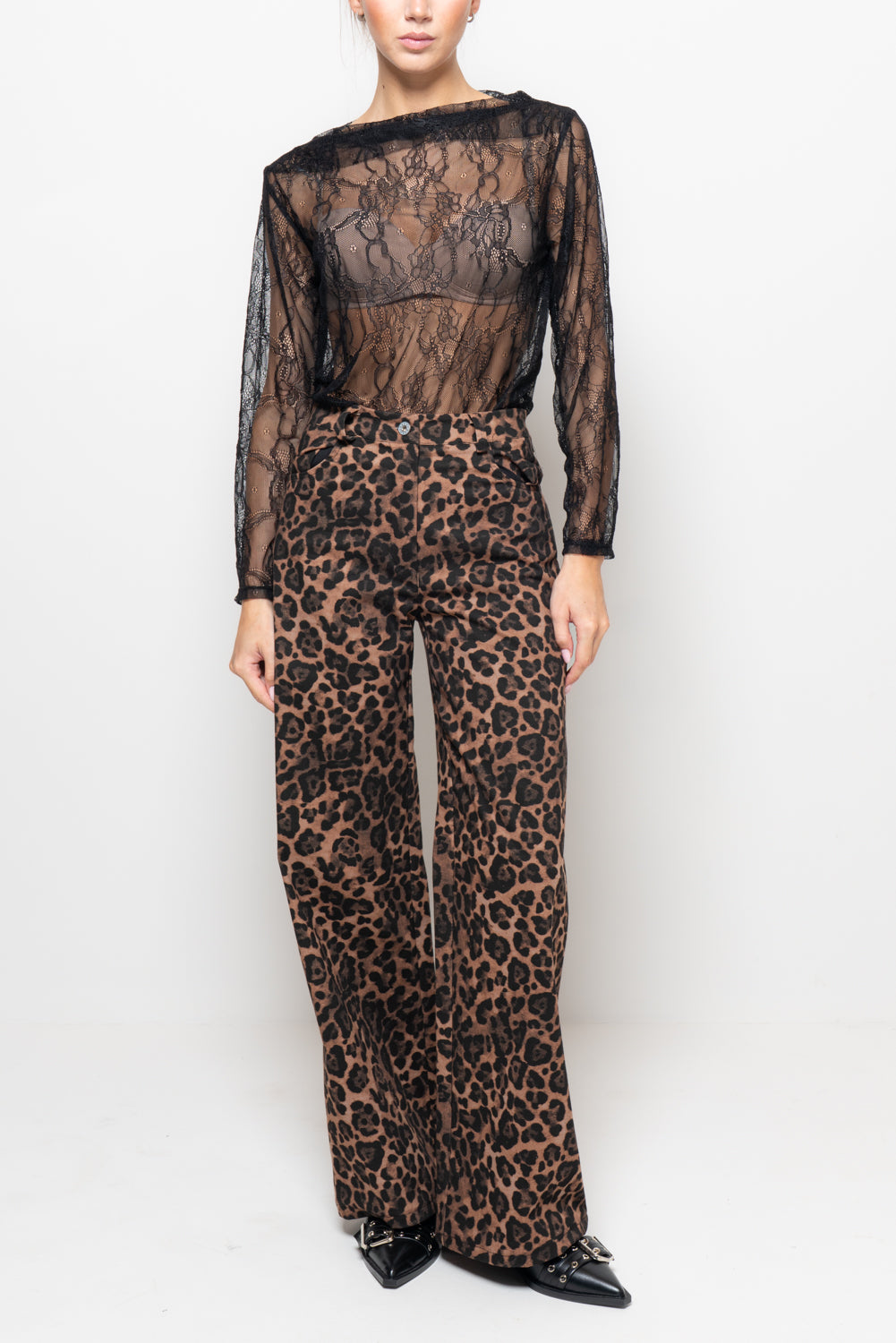 Pantalone leopardato