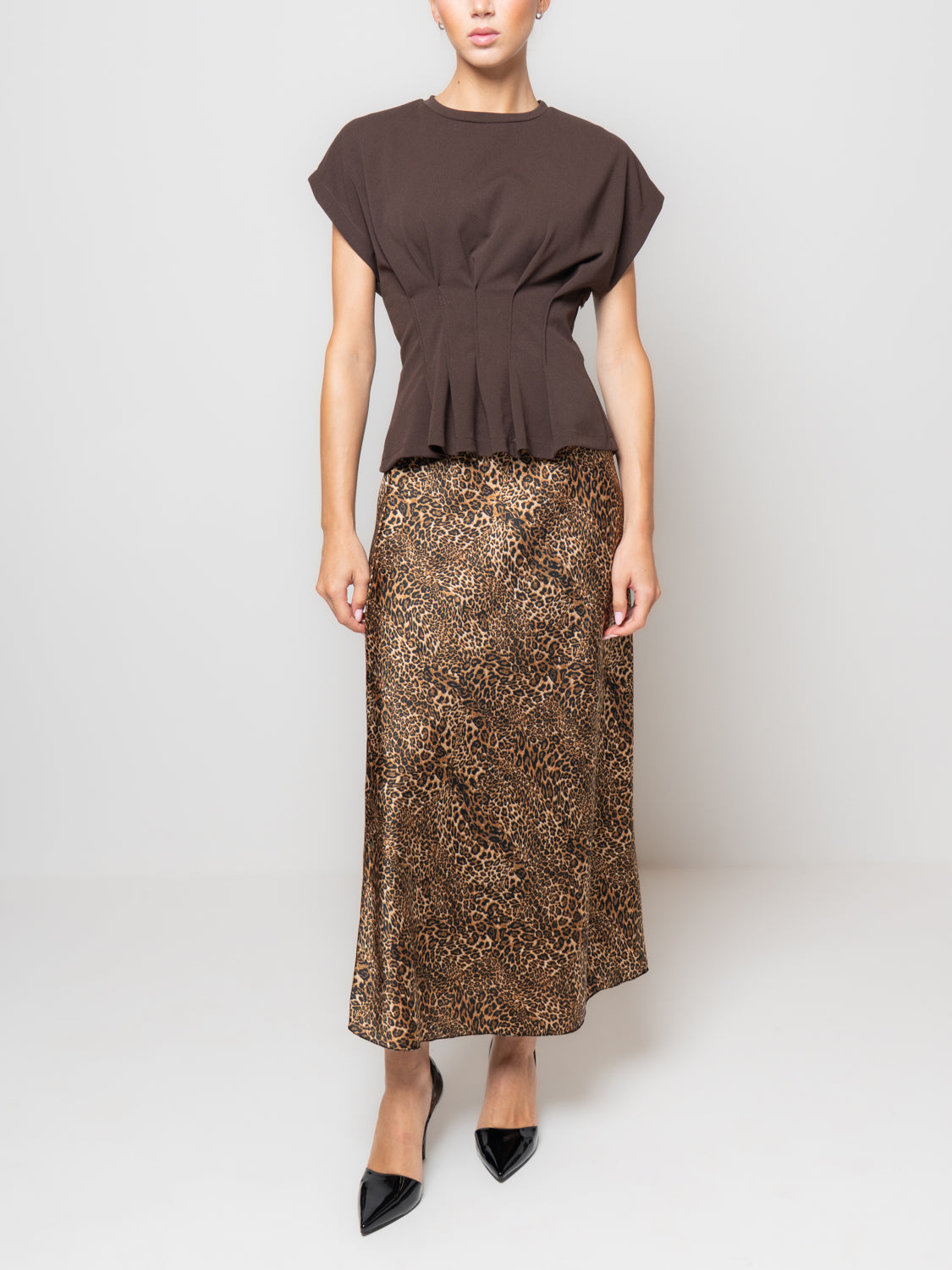 Blusa rappresa in vita