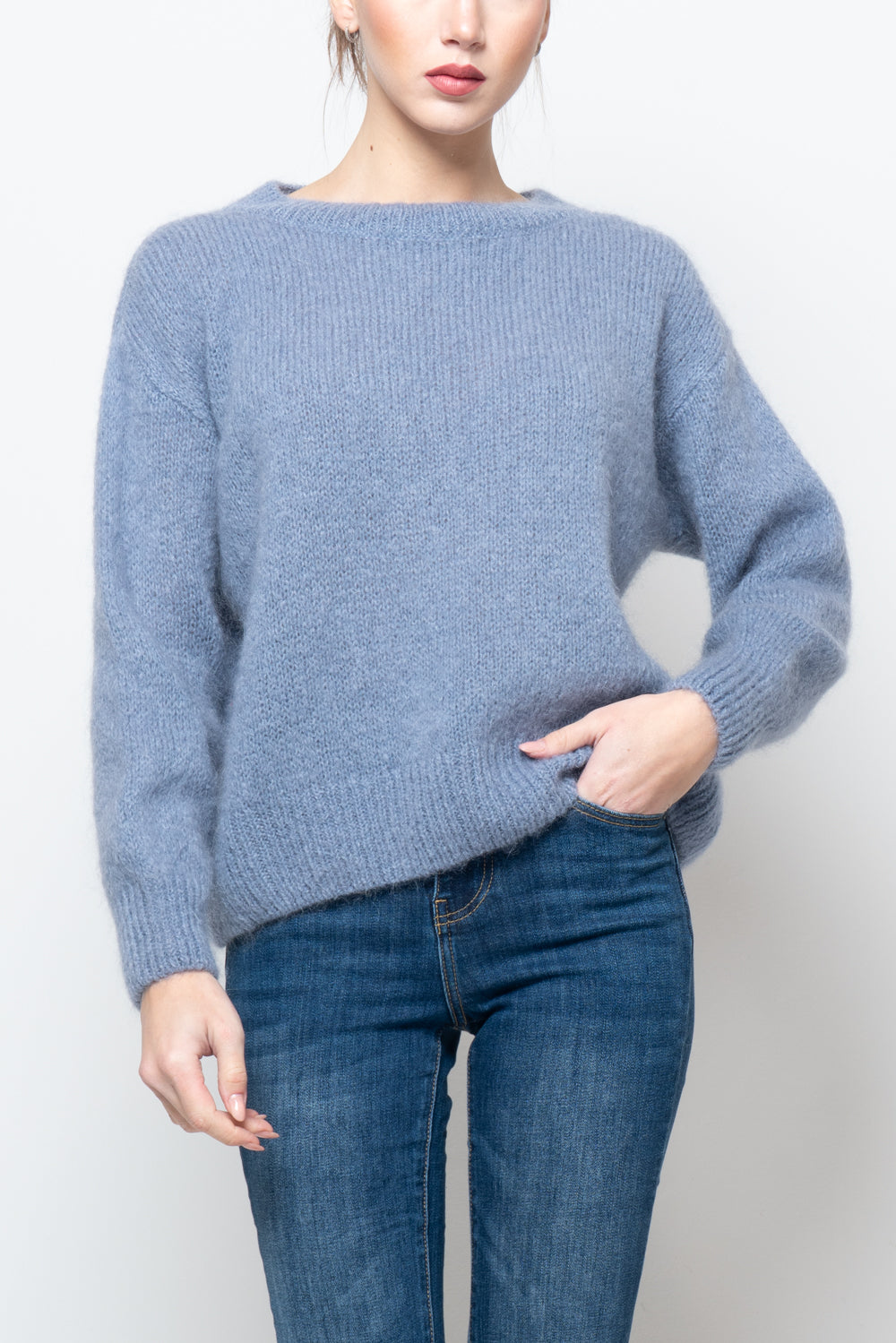 Maglia con fiocco dietro