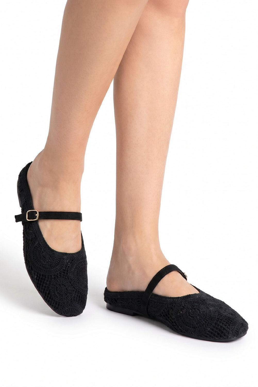Ballerine in pizzo