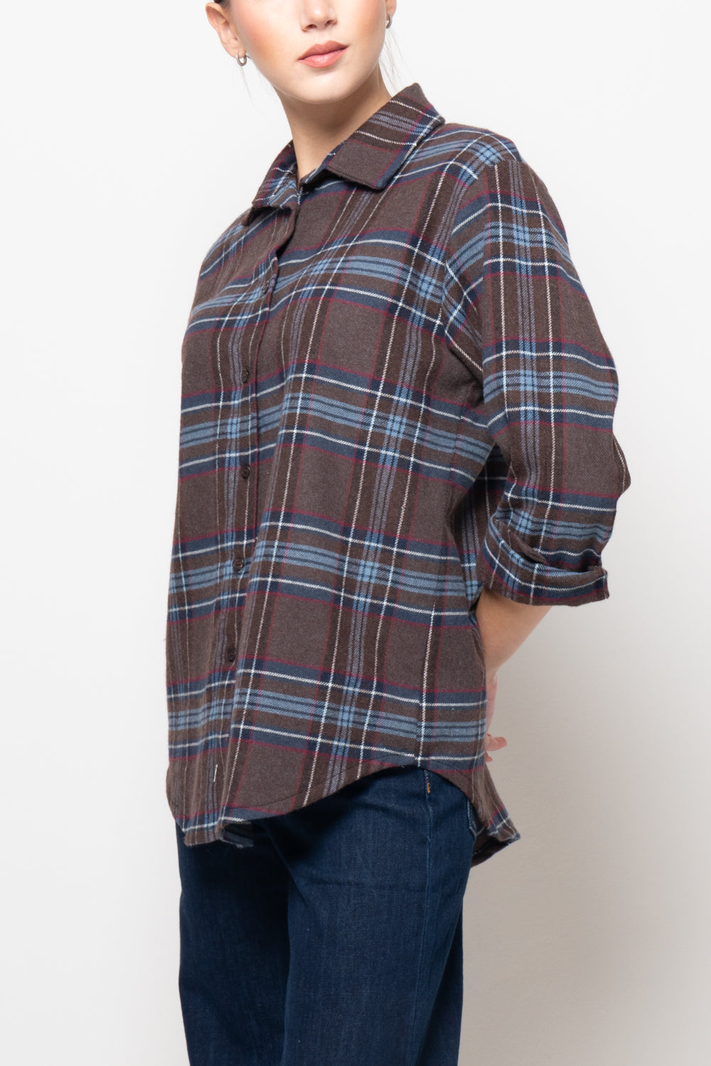 Camicia tartan in flanella