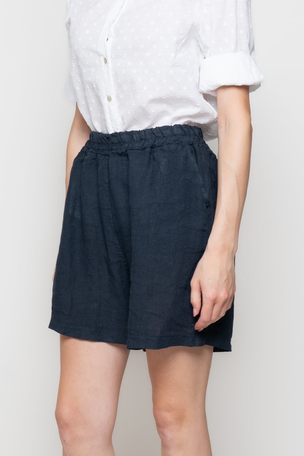 Shorts in 100% Lino