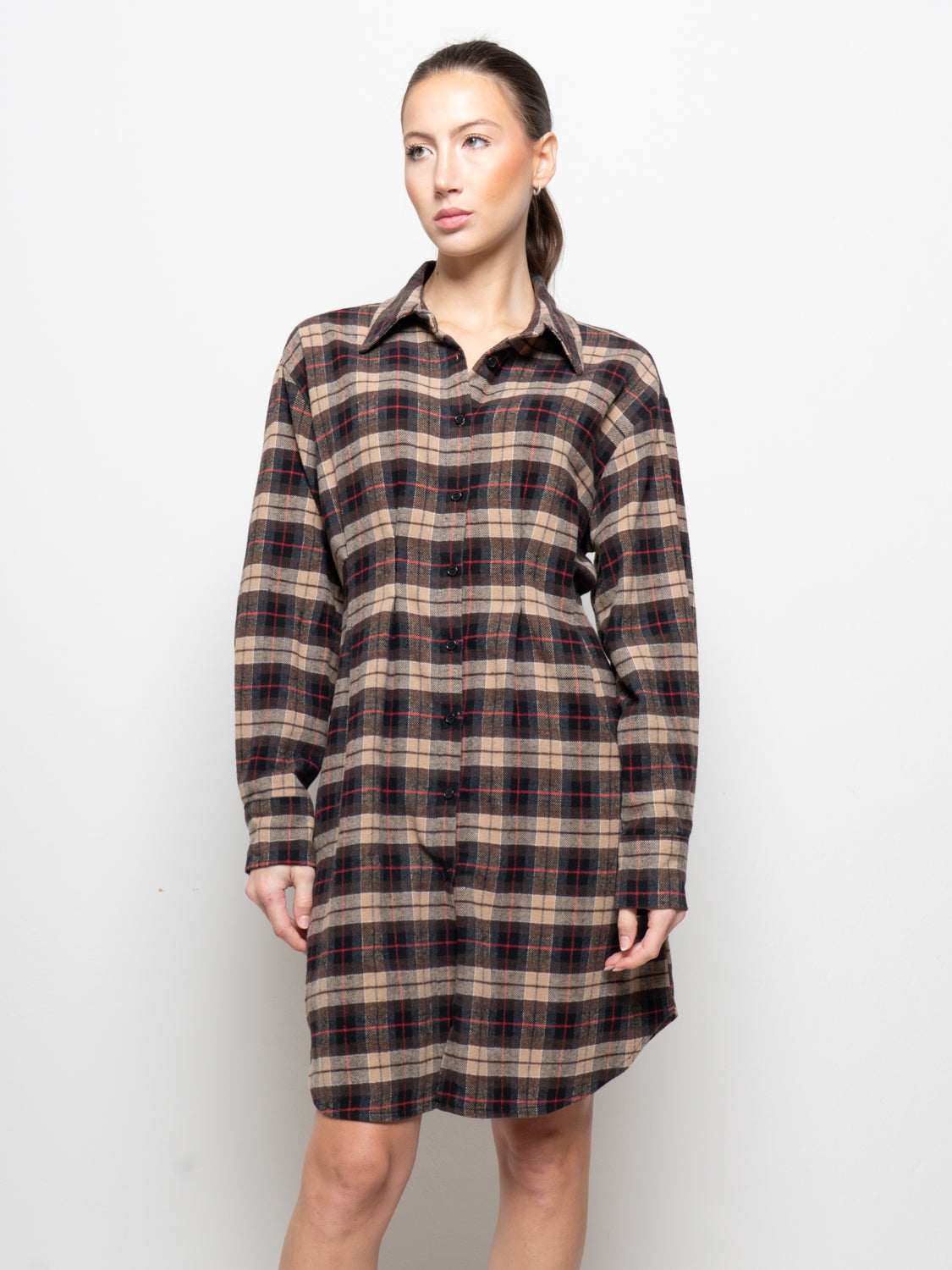 Abito camicia a quadri