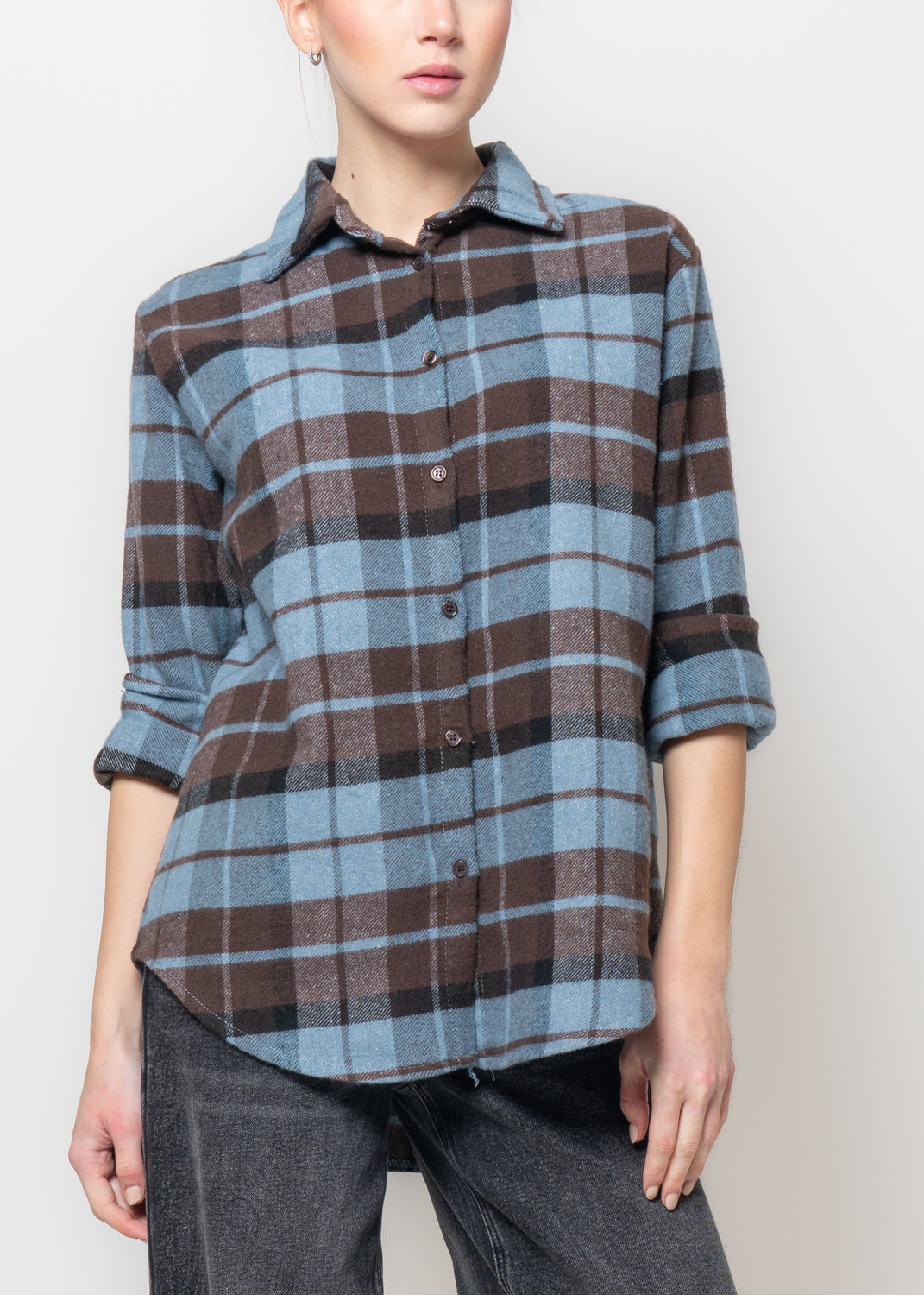 Camicia tartan in flanella