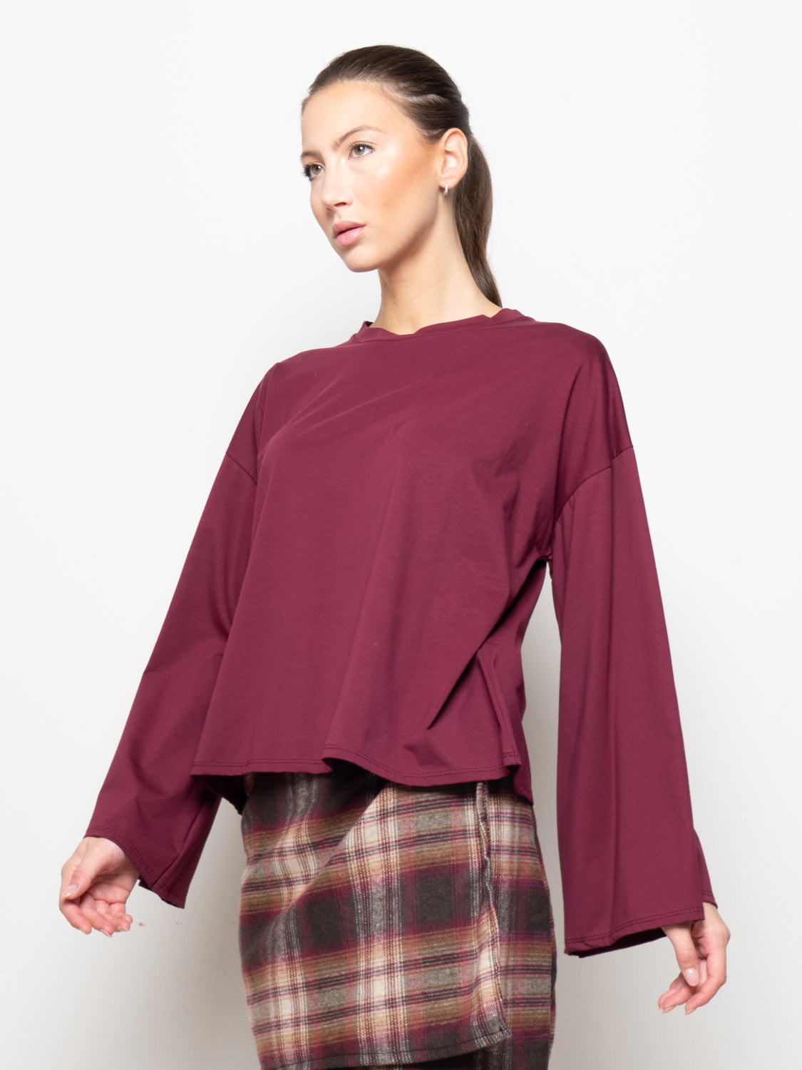 Maglia oversize girocollo