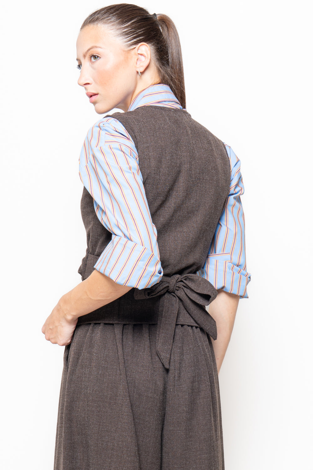 Gilet a portafoglio con nodo
