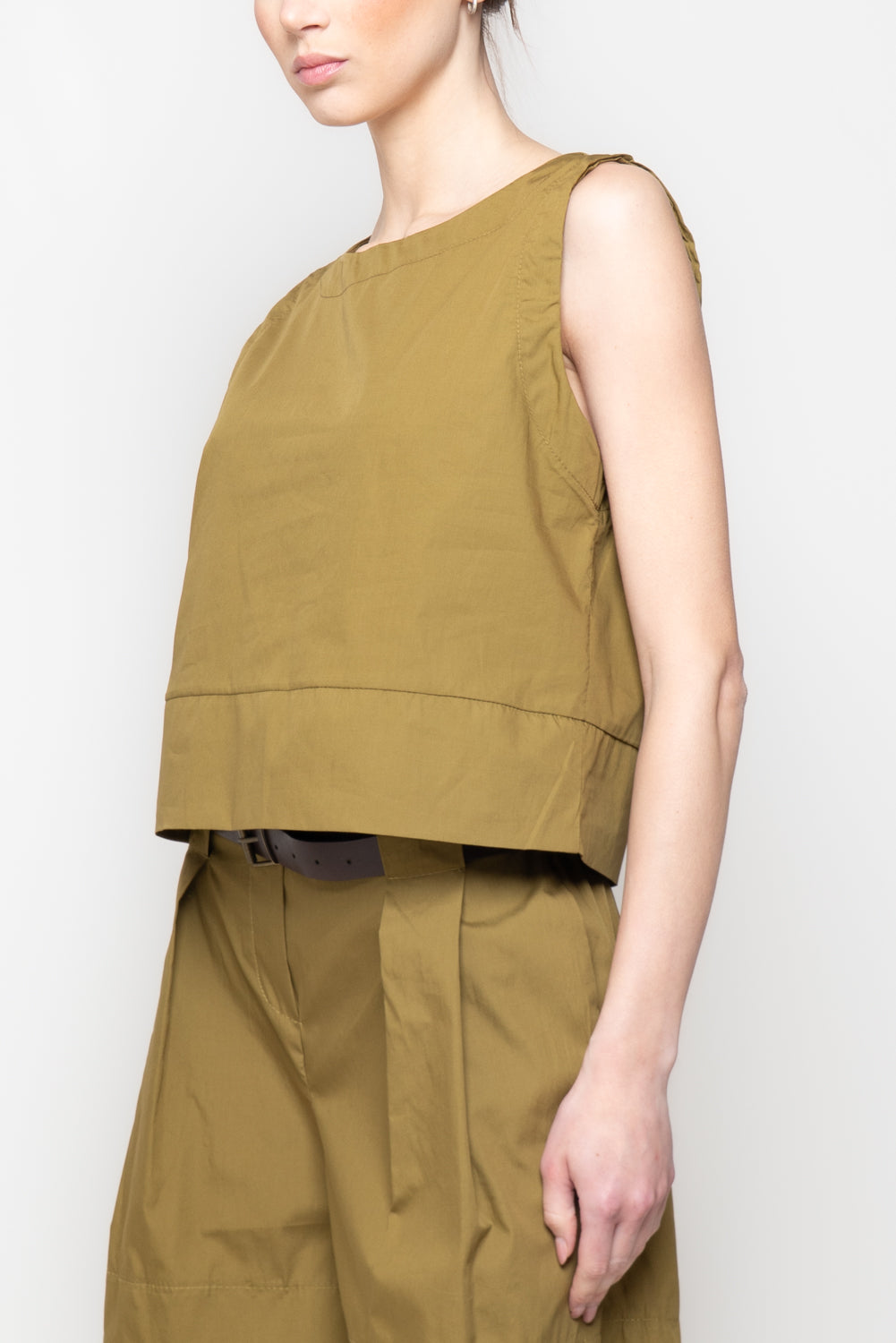 Top in cotone a scatola