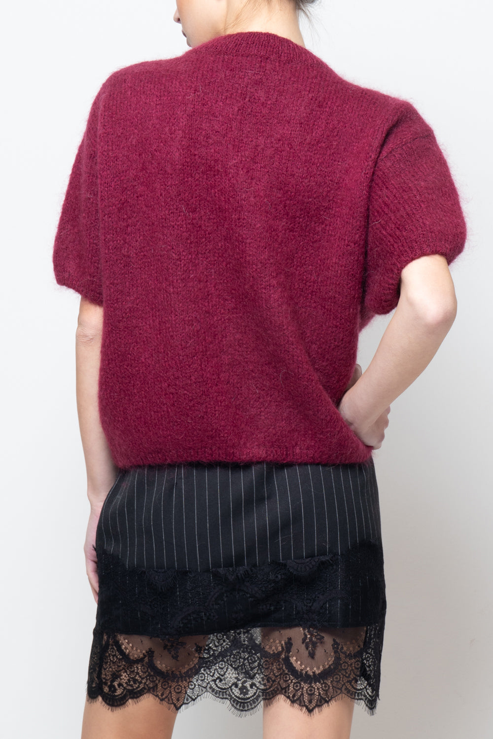 Maglia manica corta gioiello