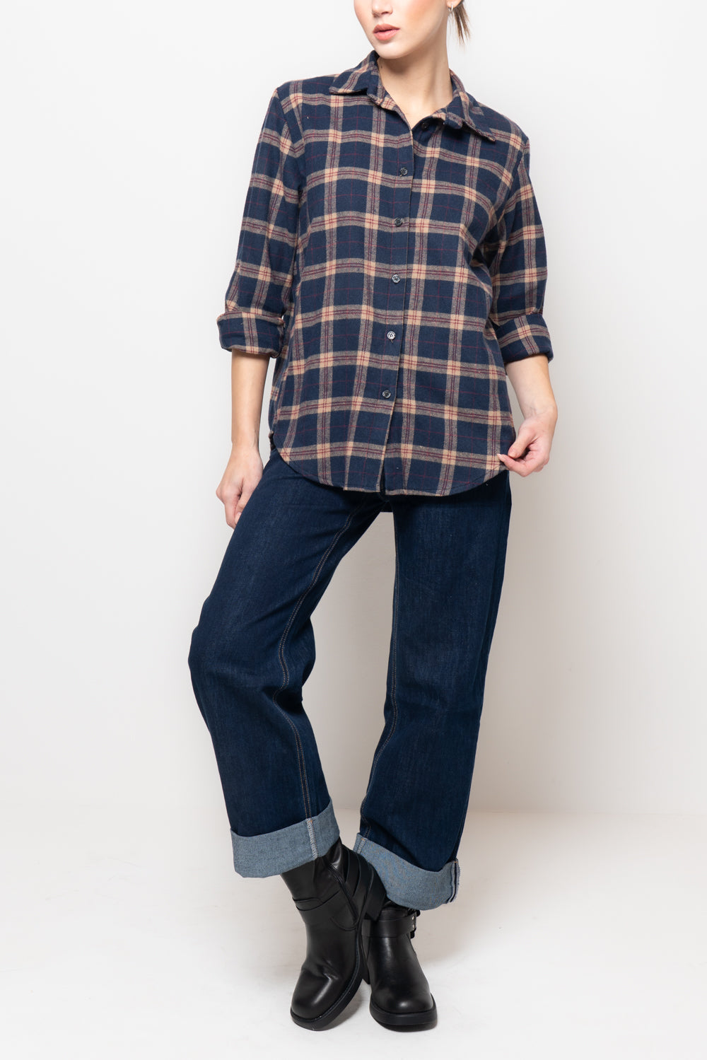 Camicia tartan in flanella