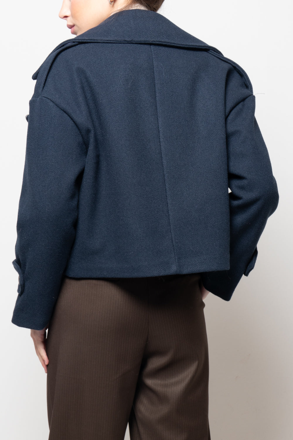 Giubbotto doppiopetto crop