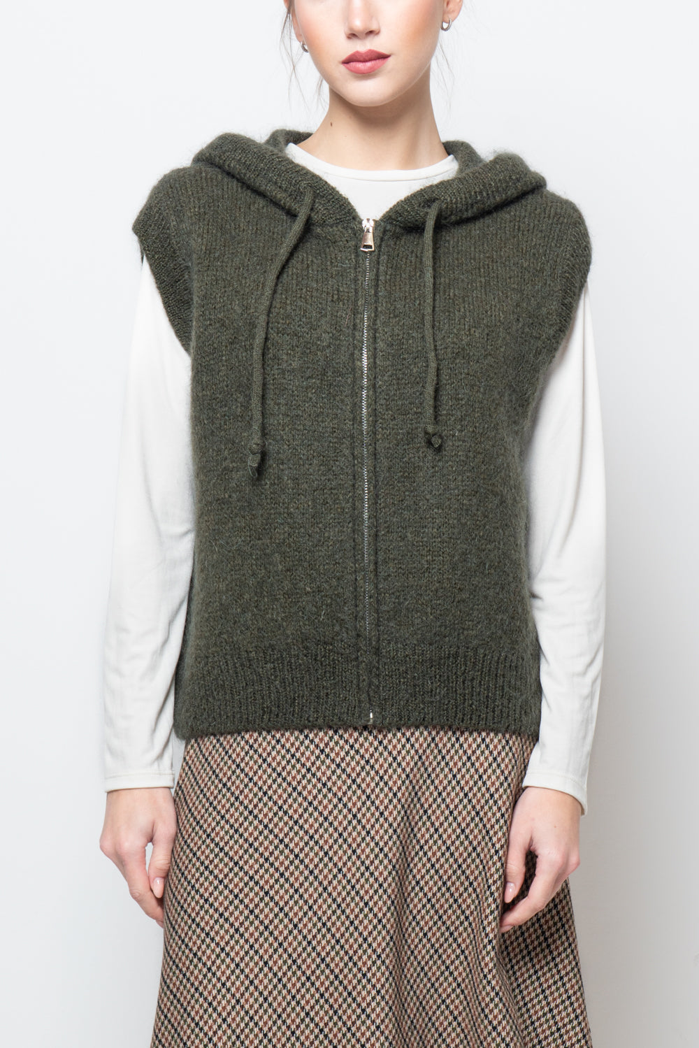 Gilet con cappuccio