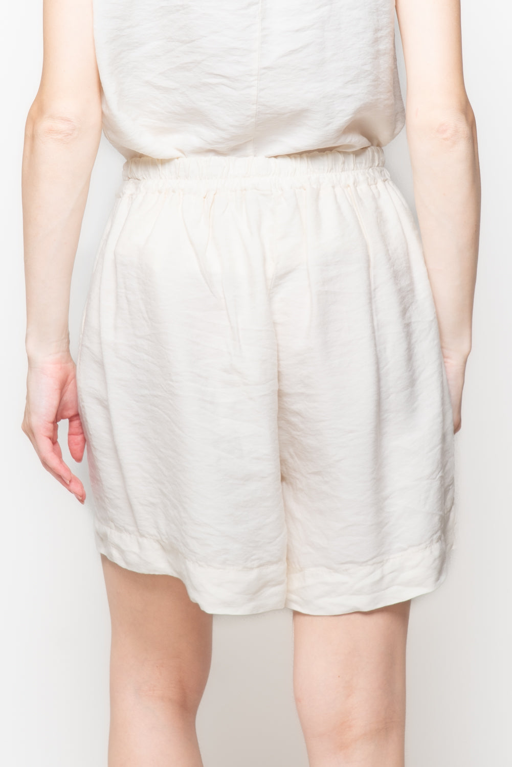 Shorts Fluidi con Elastico in Vita