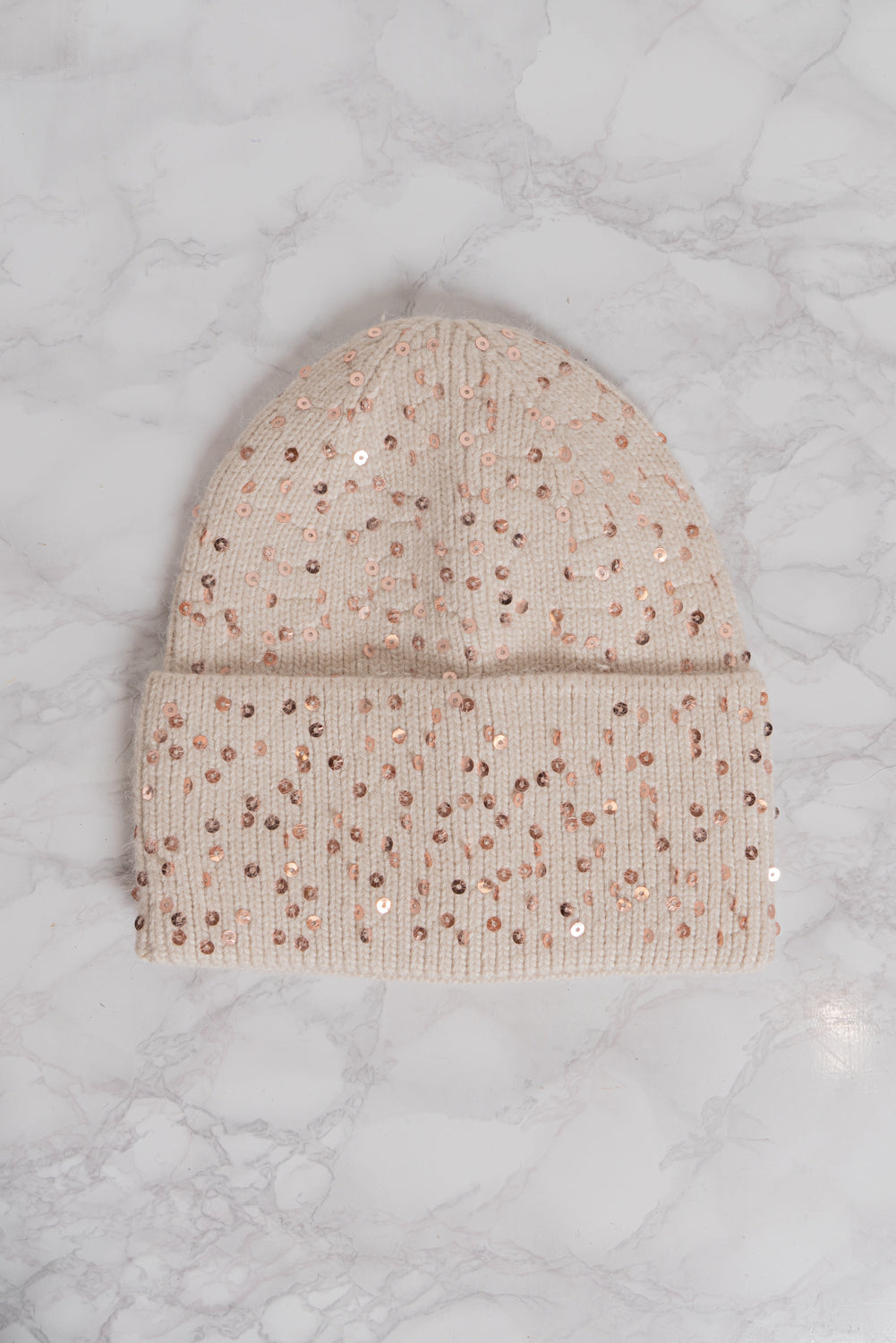 Cappello+guanti con paillettes